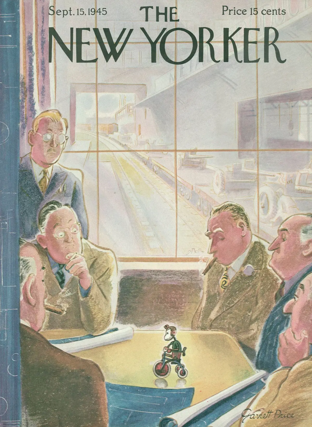 Обложка The New Yorker, 15 сентября 1945, художник Гарретт Прайс