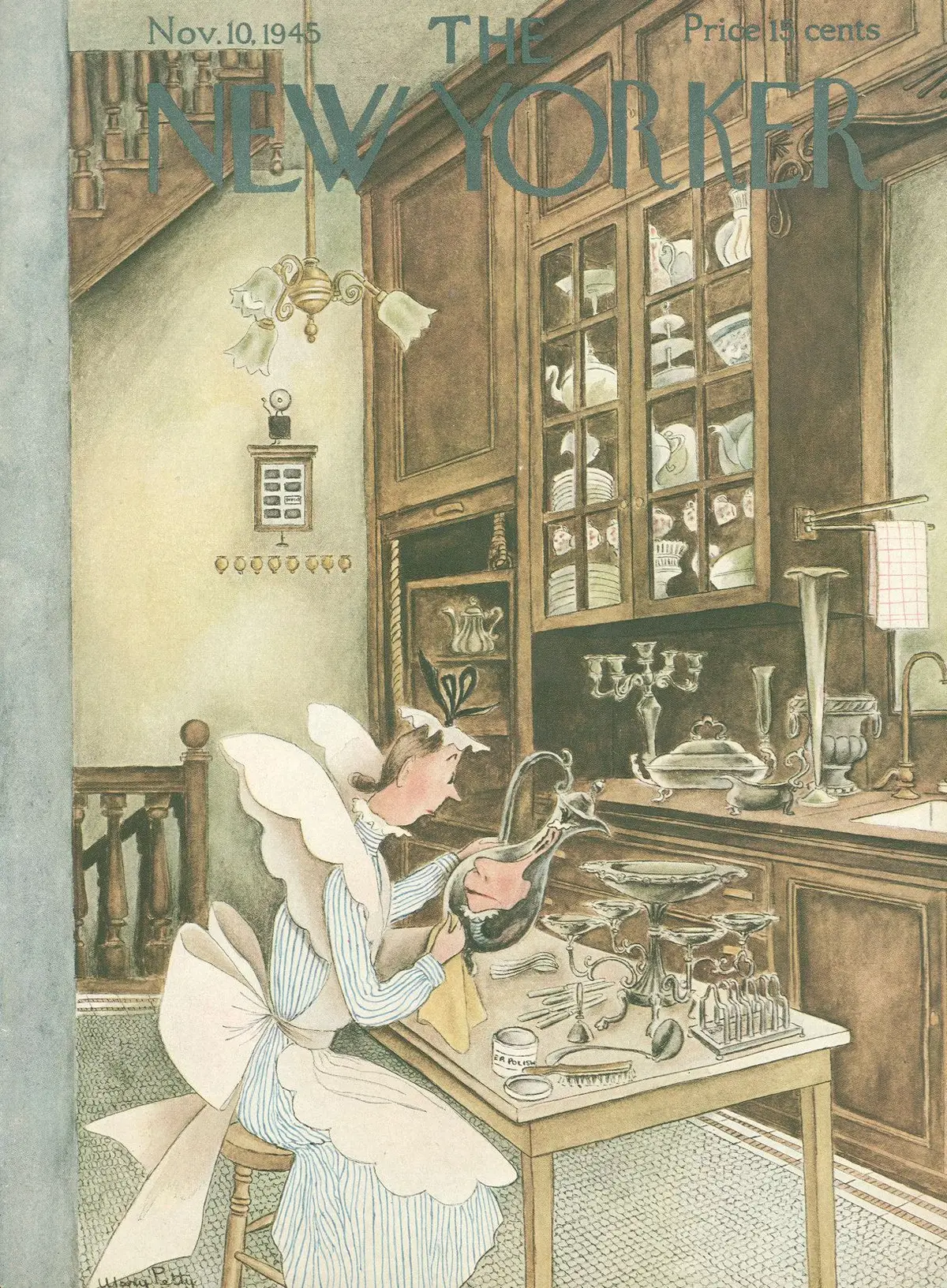 Обложка The New Yorker, 10 ноября 1945, художник Мэри Петти