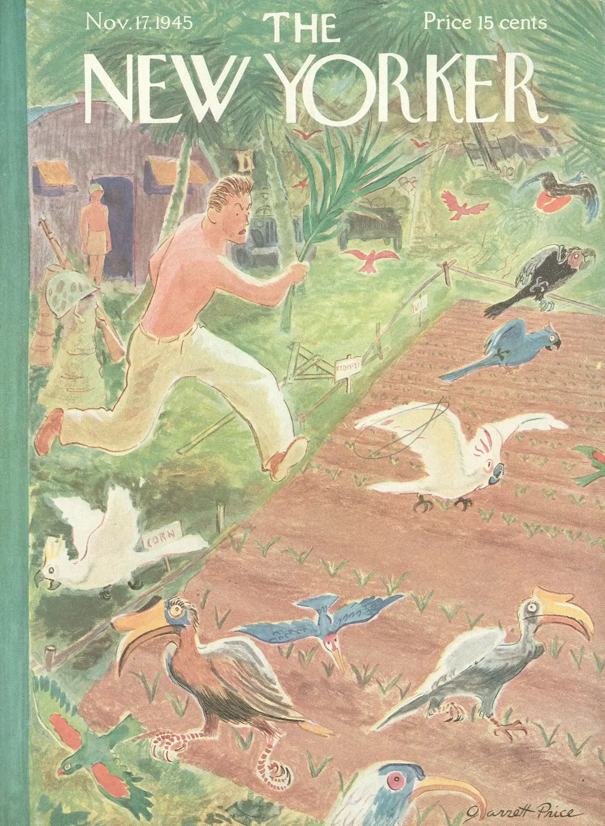 Обложка The New Yorker, 17 ноября 1945, художник Гарретт Прайс
