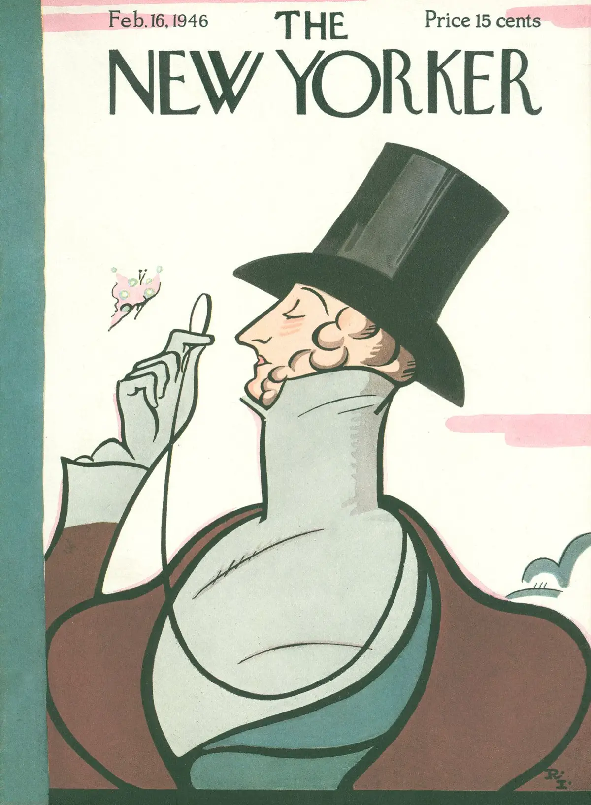 Обложка The New Yorker, 16 февраля 1946, художник Реа Ирвин