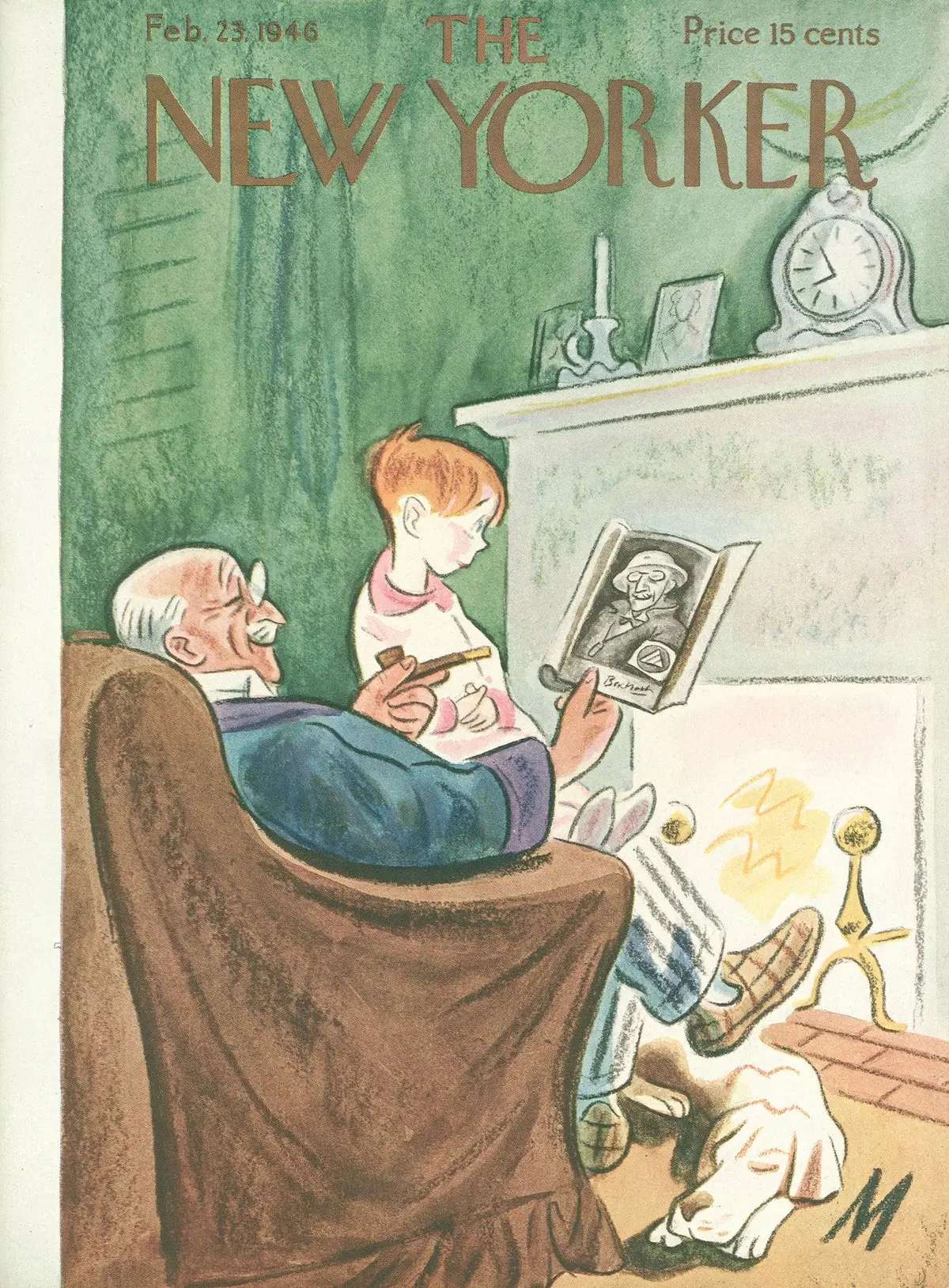 Обложка The New Yorker, 23 февраля 1946, художник Джулиан де Миски