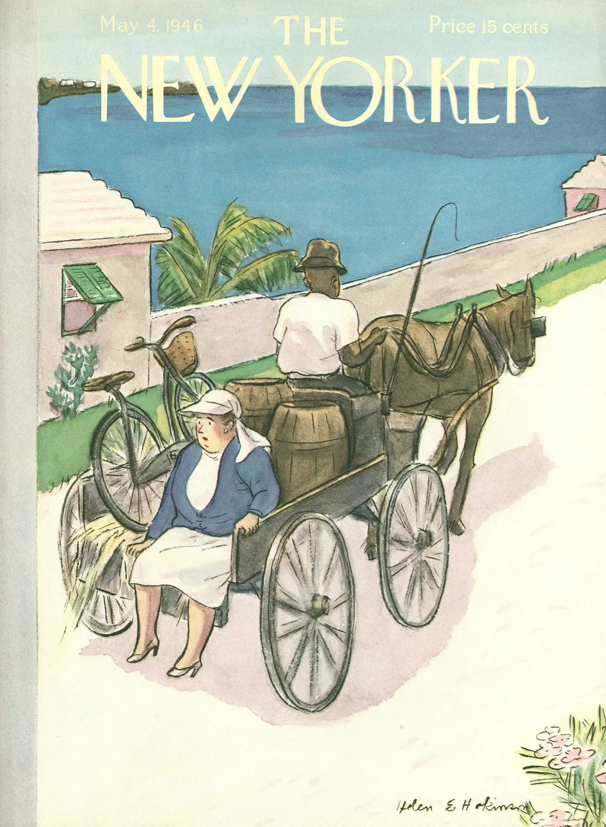 Обложка The New Yorker, 4 мая 1946, художник Хелен Э. Хокинсон