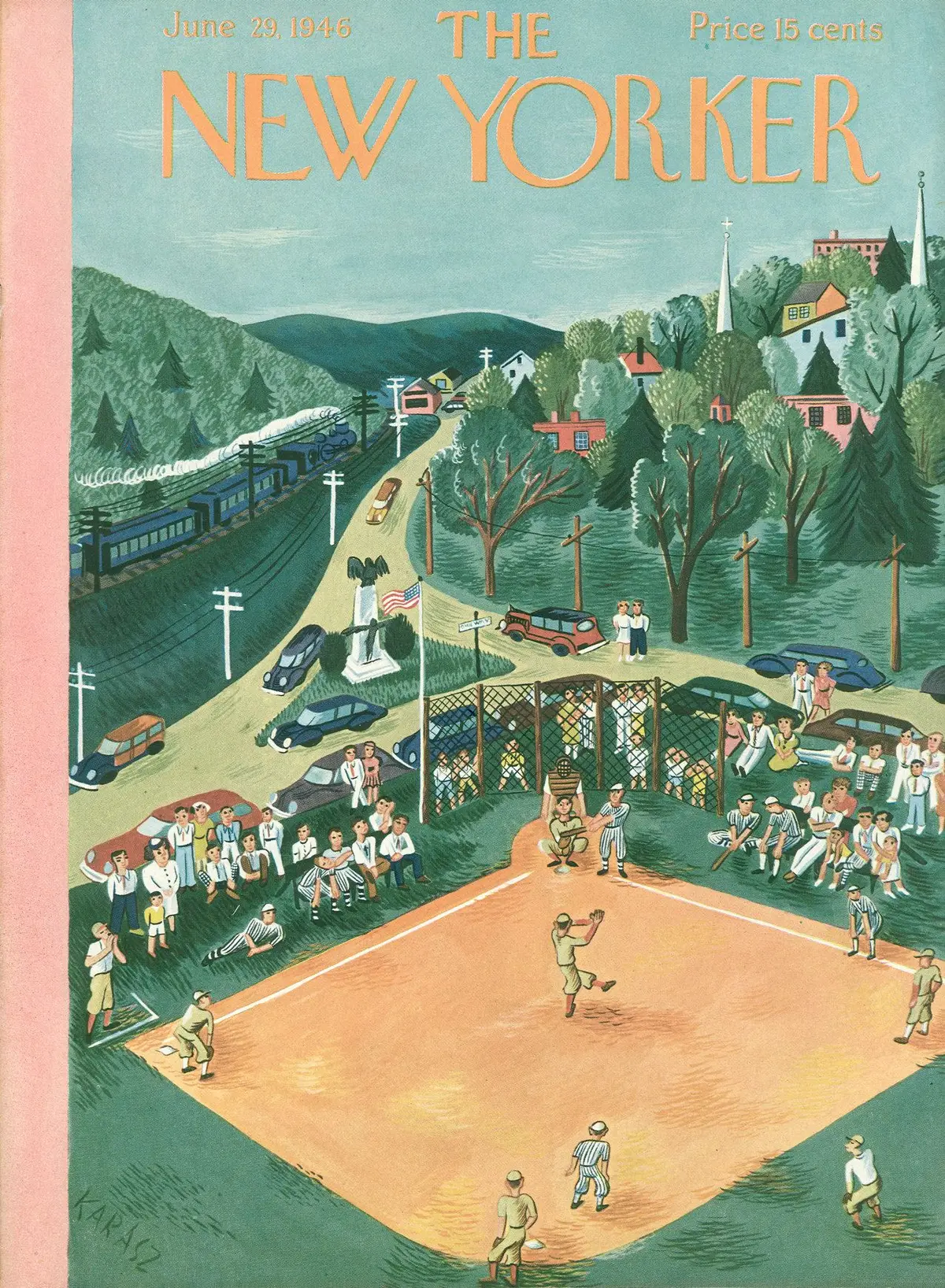 Обложка The New Yorker, 29 июня 1946, художник Илонка Карас