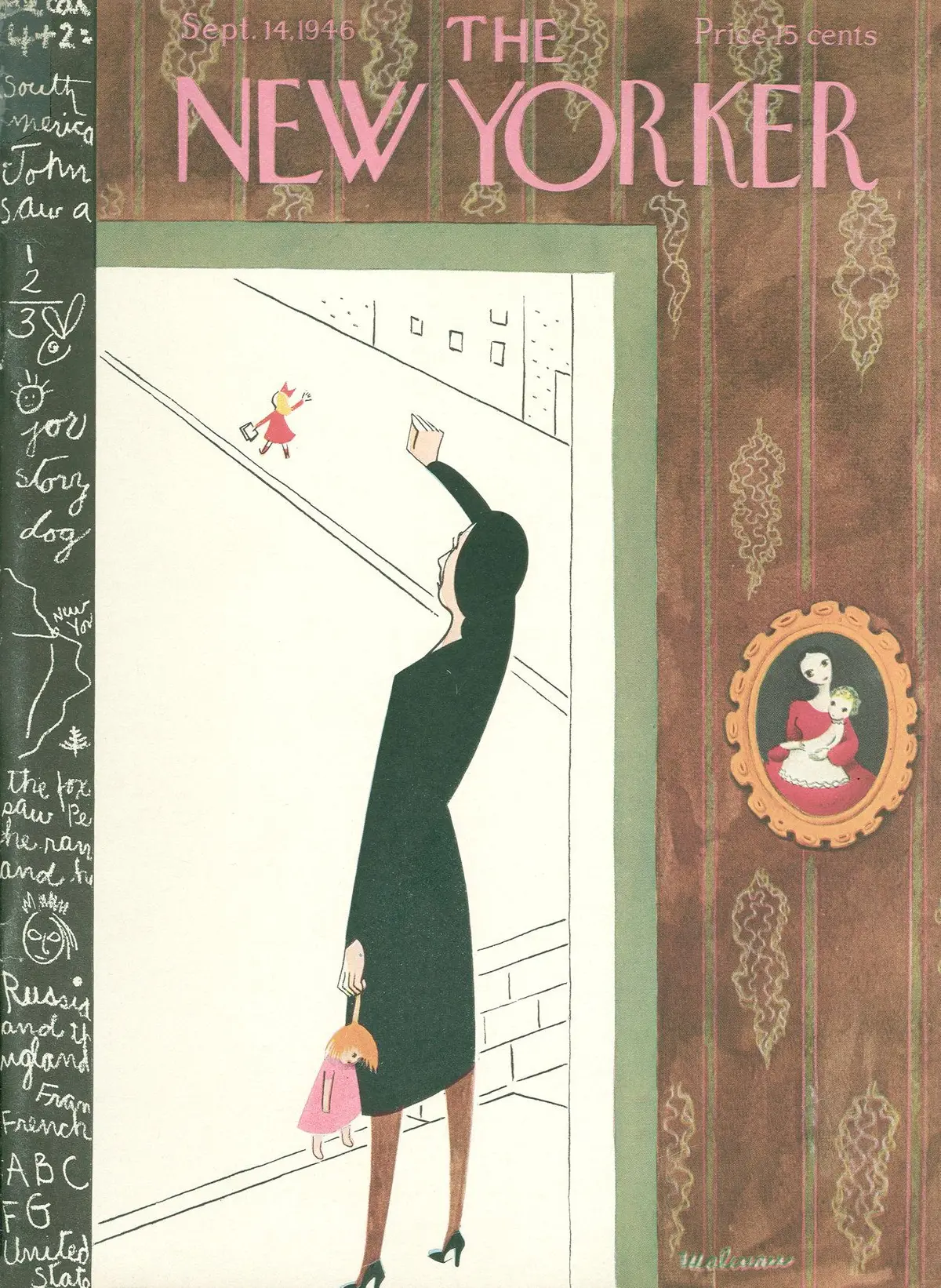 Обложка The New Yorker, 14 сентября 1946, художник Кристина Малман