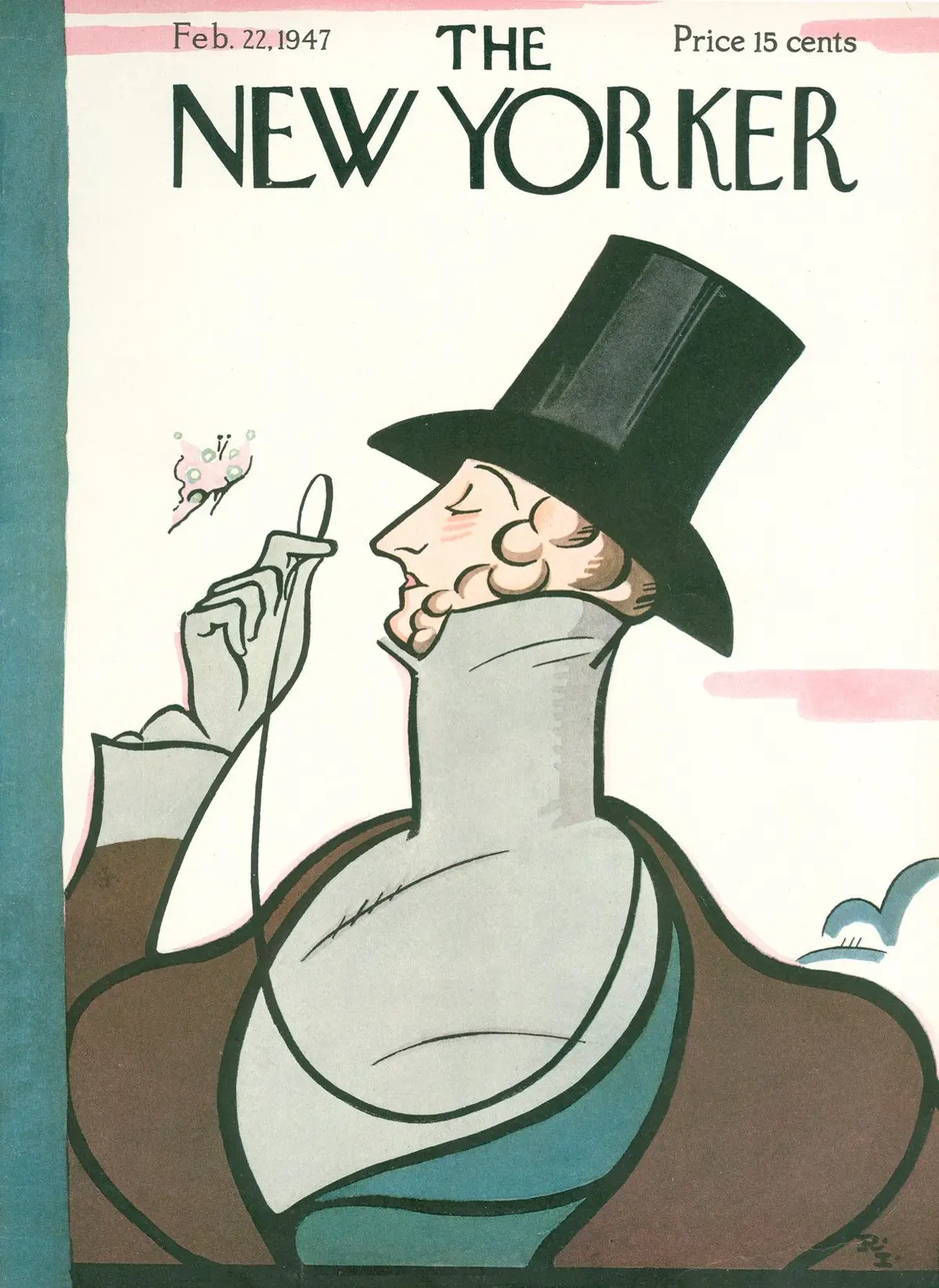 Обложка The New Yorker, 22 февраля 1947, художник Реа Ирвин
