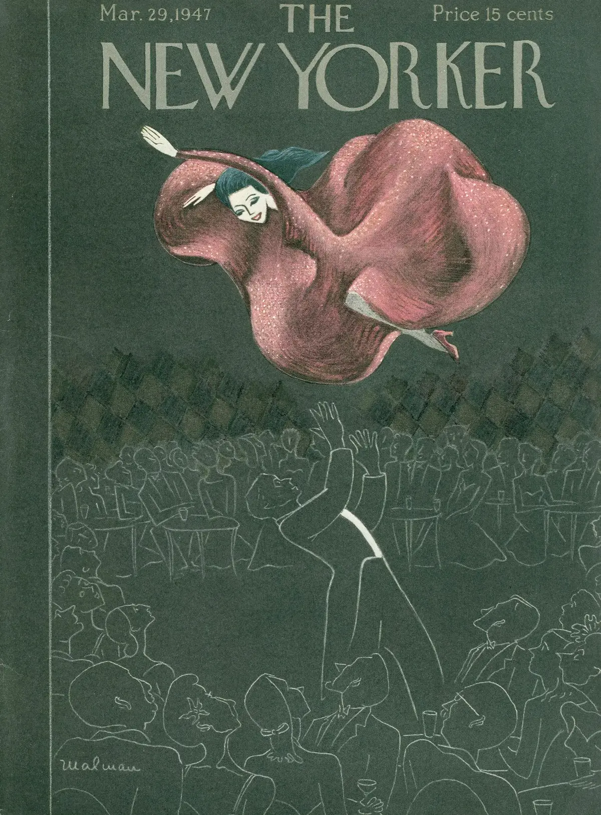 Обложка The New Yorker, 29 марта 1947, художник Кристина Малман
