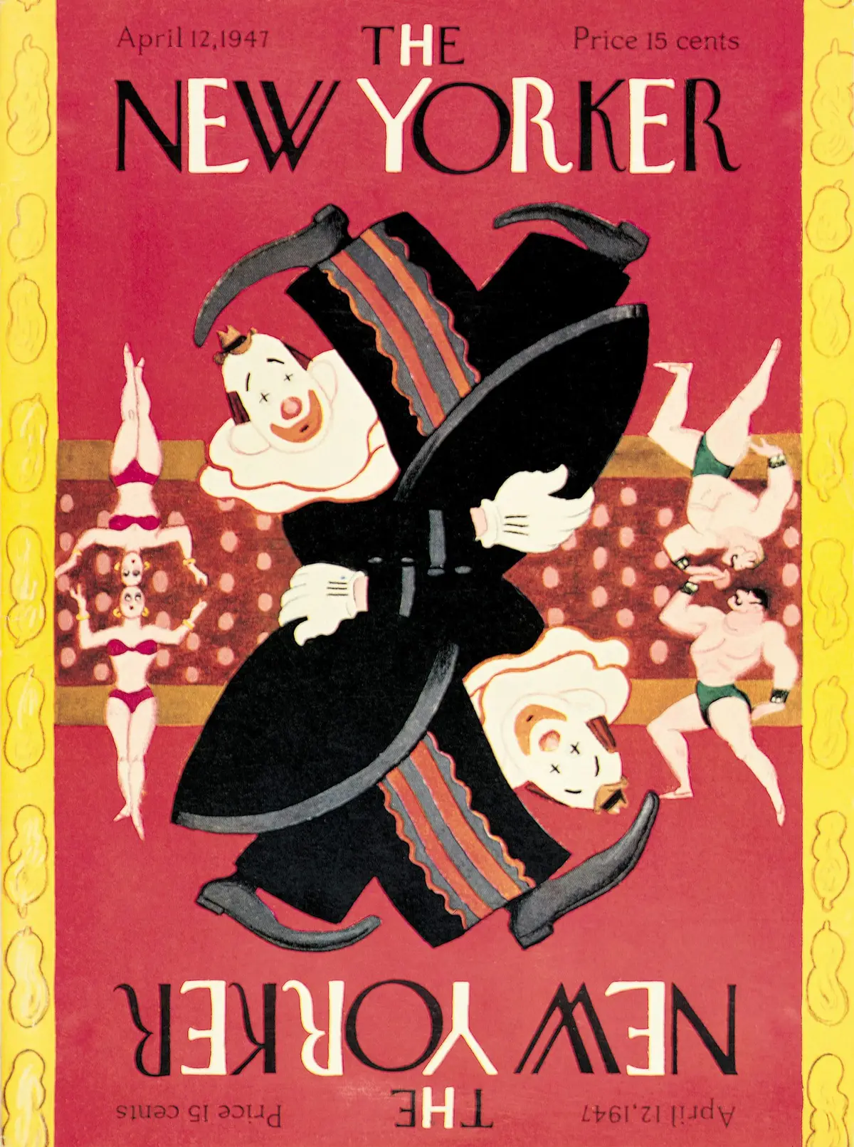 Обложка The New Yorker, 12 апреля 1947, художник Реа Ирвин