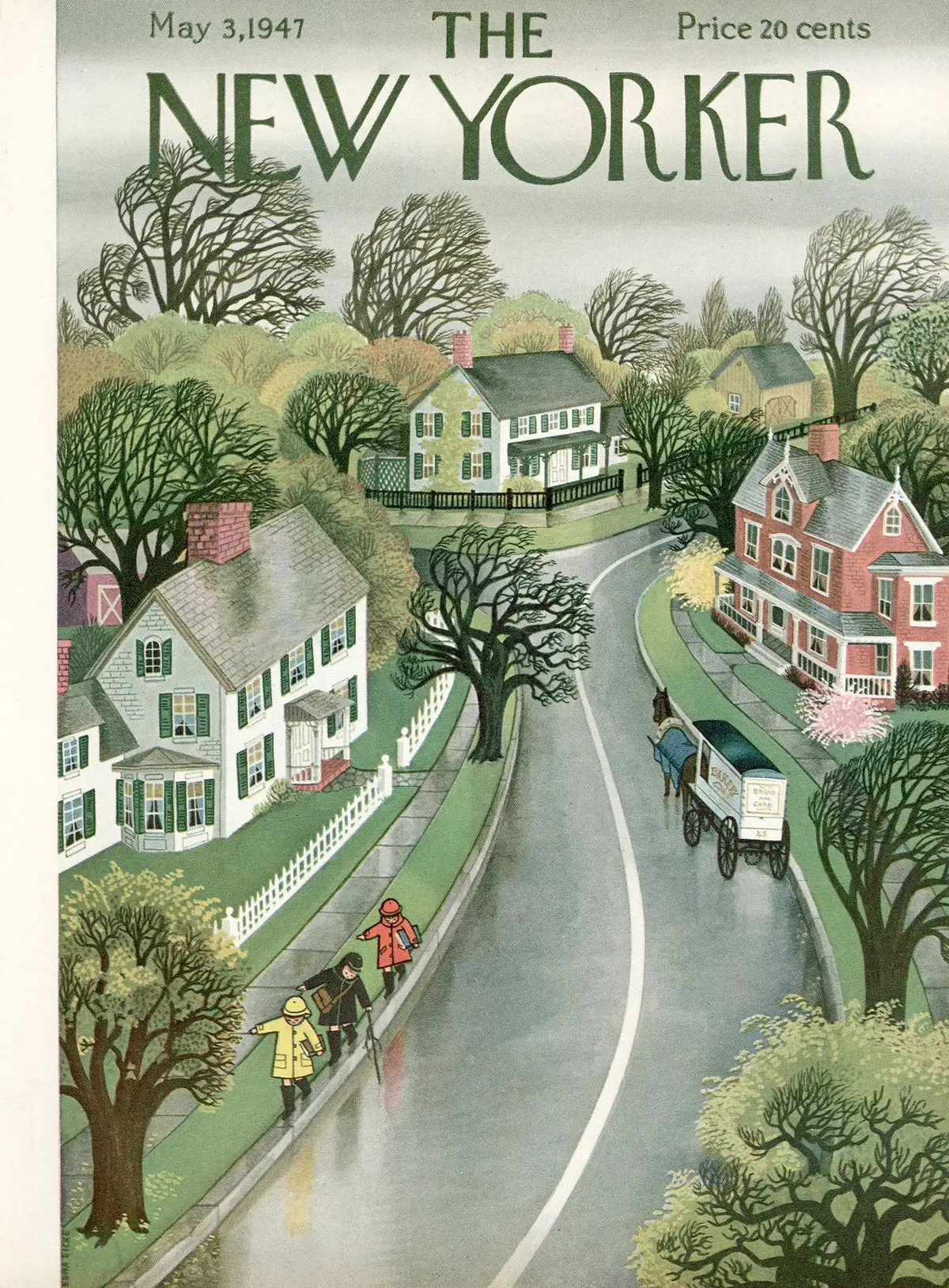 Обложка The New Yorker, 3 мая 1947, художник Эдна Айке