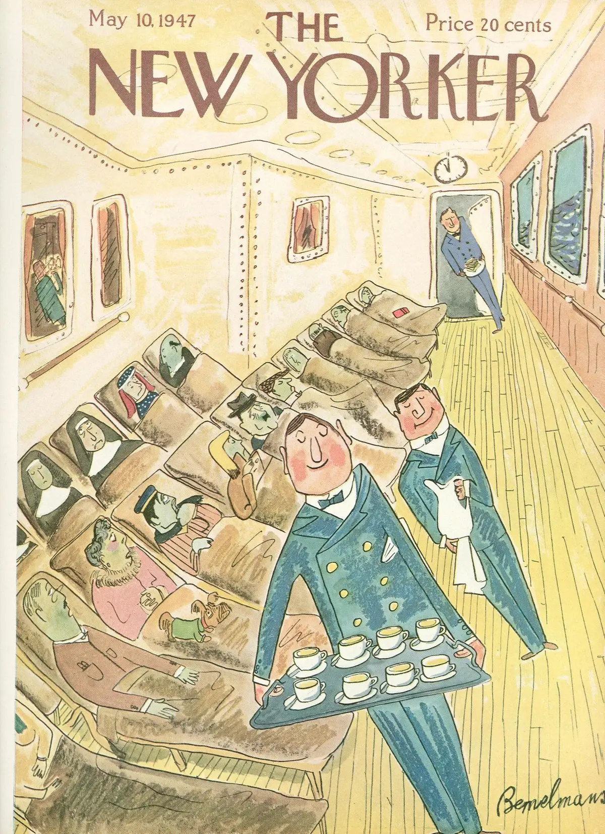 Обложка The New Yorker, 10 мая 1947, художник Людвиг Бемельманс
