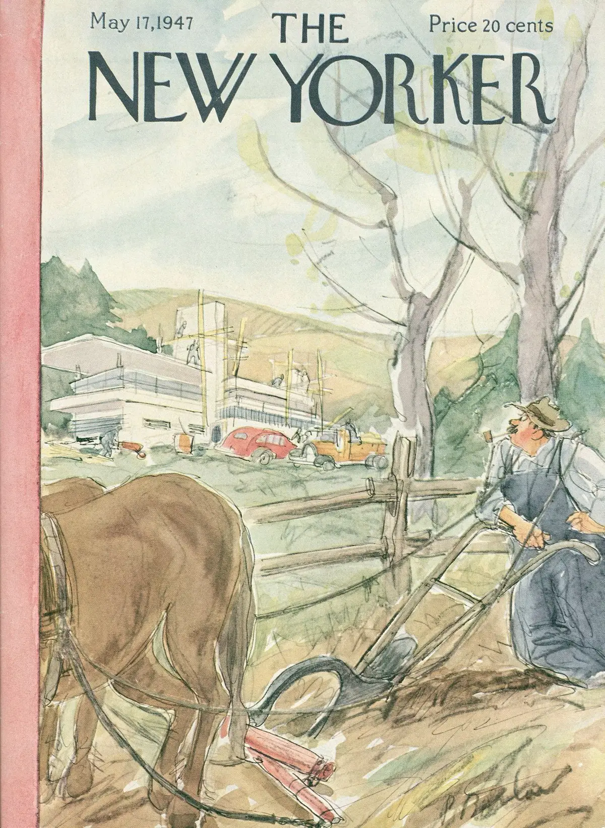Обложка The New Yorker, 17 мая 1947, художник Перри Барлоу
