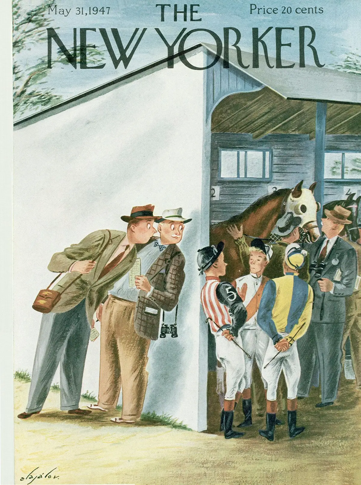 Обложка The New Yorker, 31 мая 1947, художник Константин Алажалов