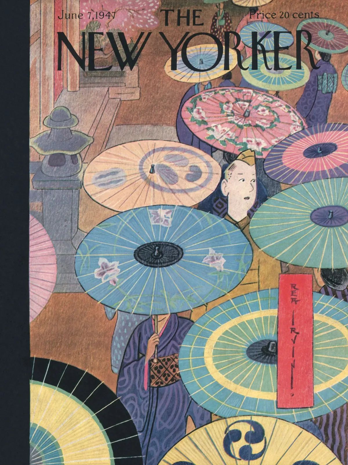 Обложка The New Yorker, 7 июня 1947, художник Реа Ирвин