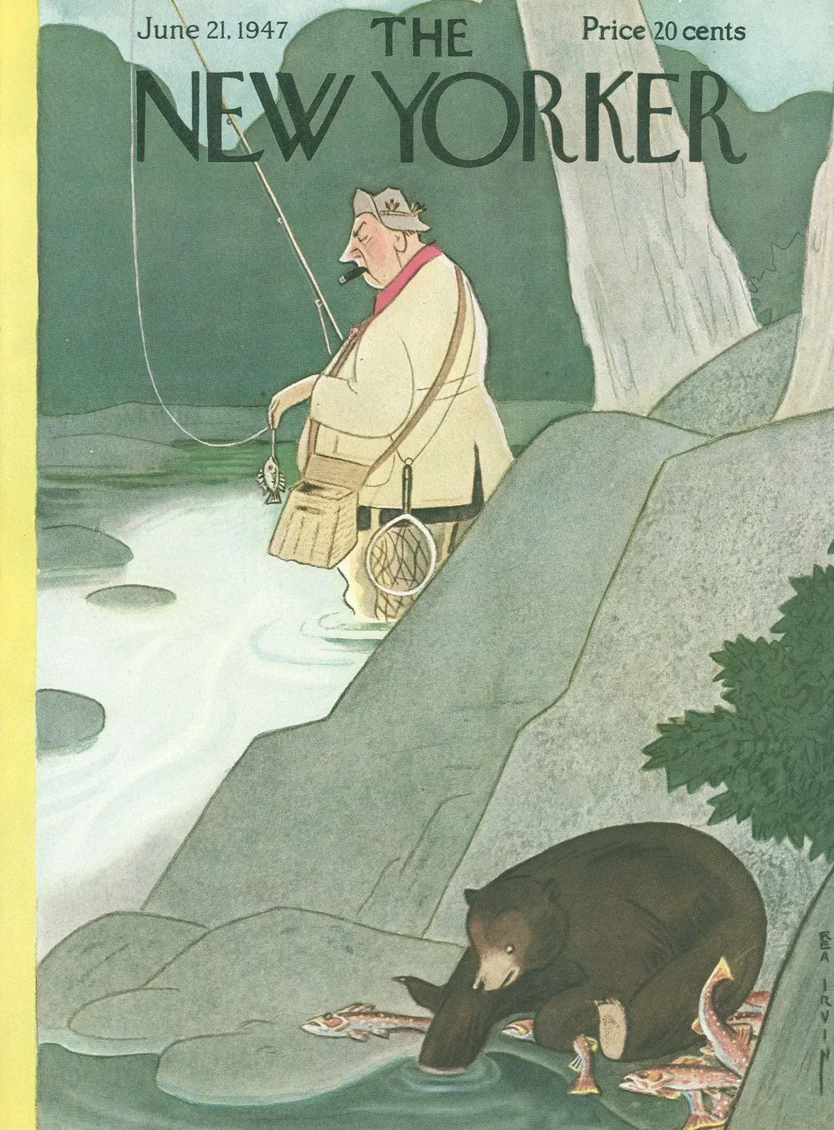 Обложка The New Yorker, 21 июня 1947, художник Реа Ирвин