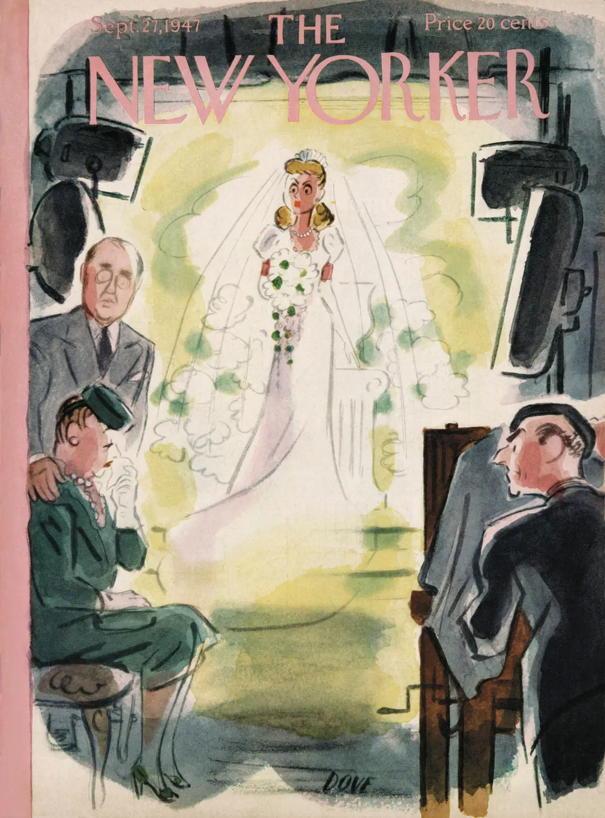 Обложка The New Yorker, 27 сентября 1947, художник Леонард Дав