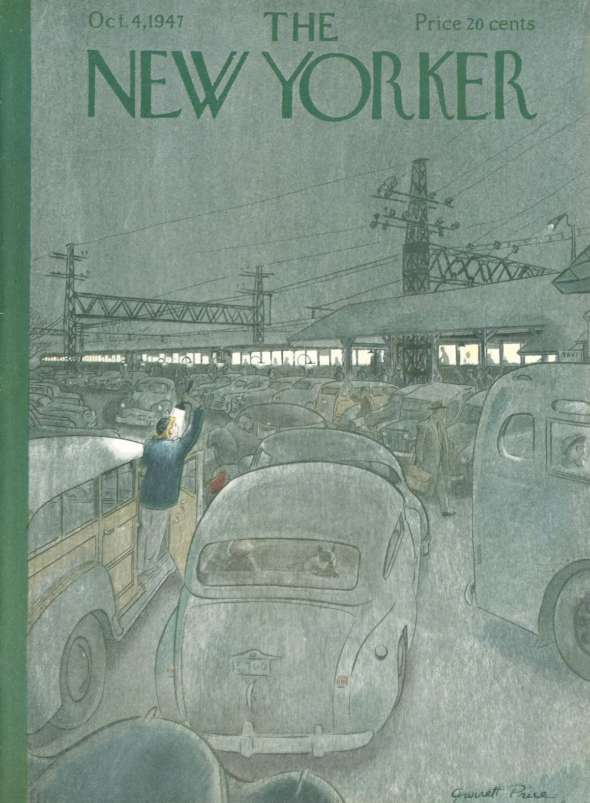 Обложка The New Yorker, 4 октября 1947, художник Гарретт Прайс