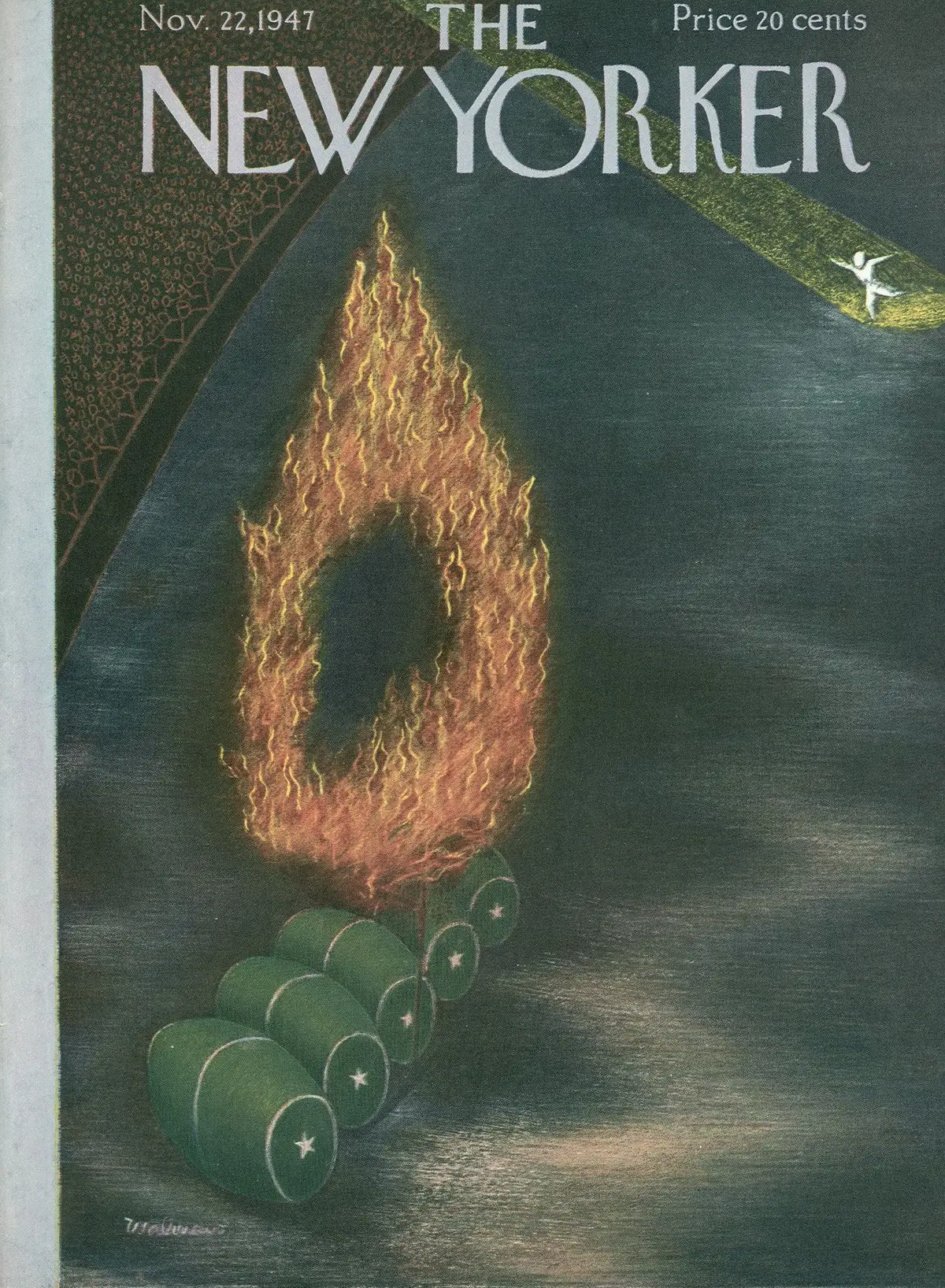 Обложка The New Yorker, 22 ноября 1947, художник Кристина Малман