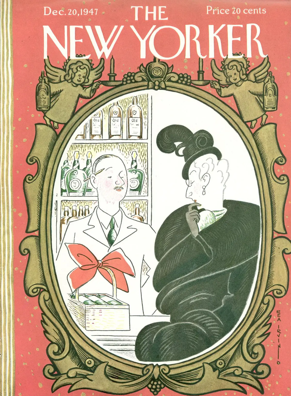 Обложка The New Yorker, 20 декабря 1947, художник Реа Ирвин