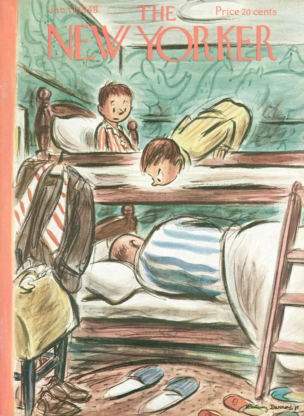 Обложка The New Yorker, 17 января 1948, художник Уитни Дэрроу-младший