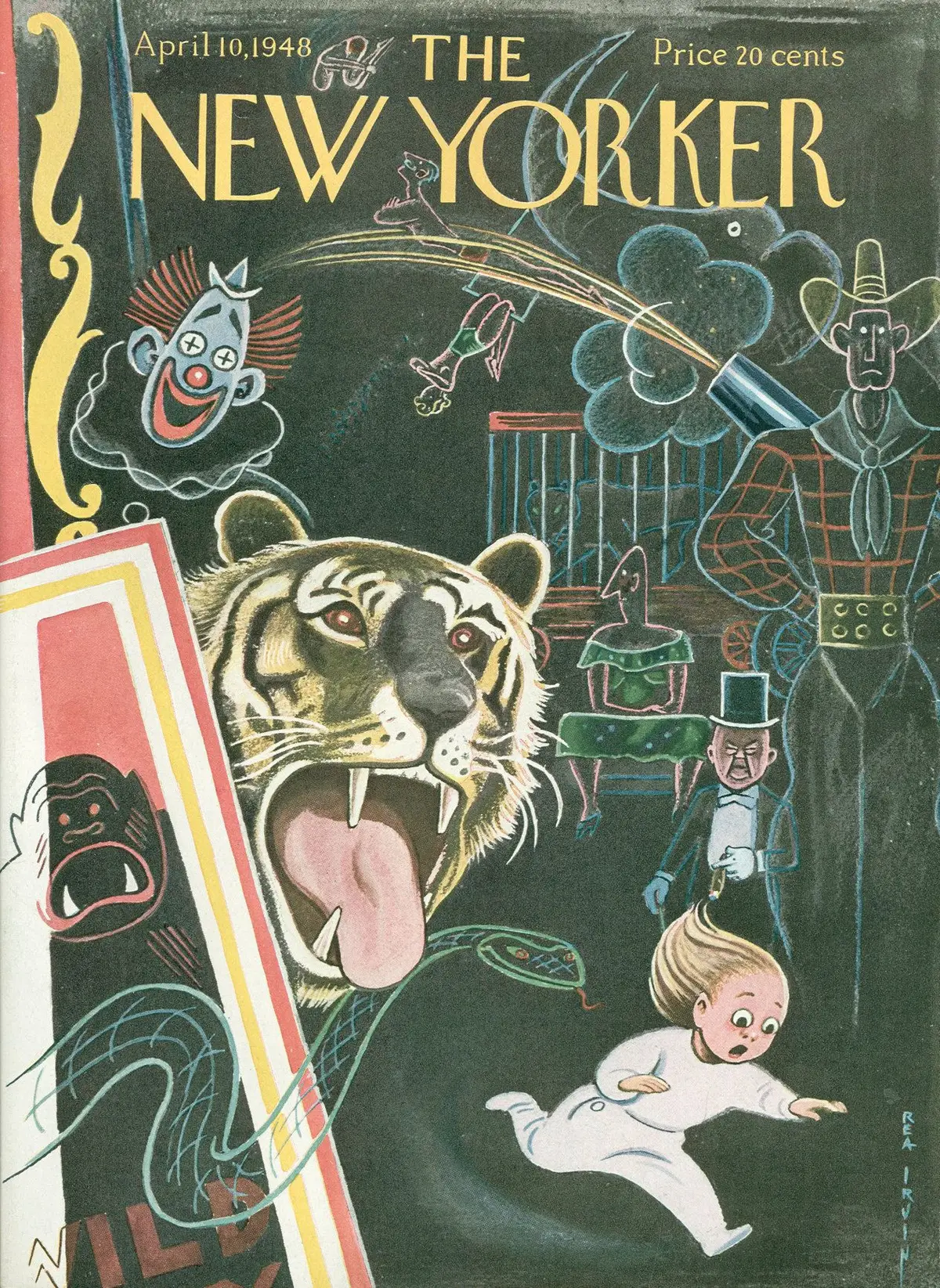 Обложка The New Yorker, 10 апреля 1948, художник Реа Ирвин