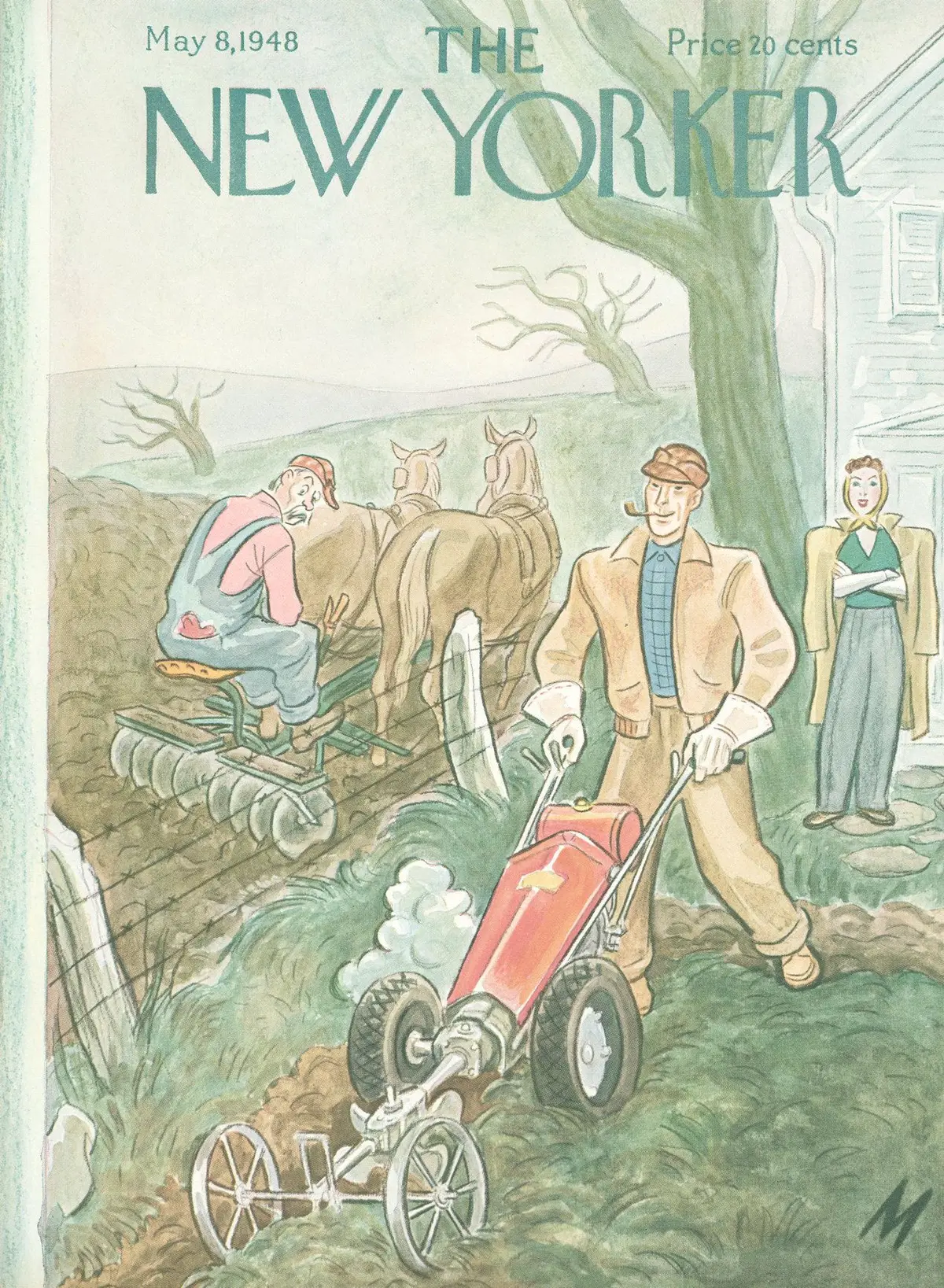 Обложка The New Yorker, 8 мая 1948, художник Джулиан де Миски