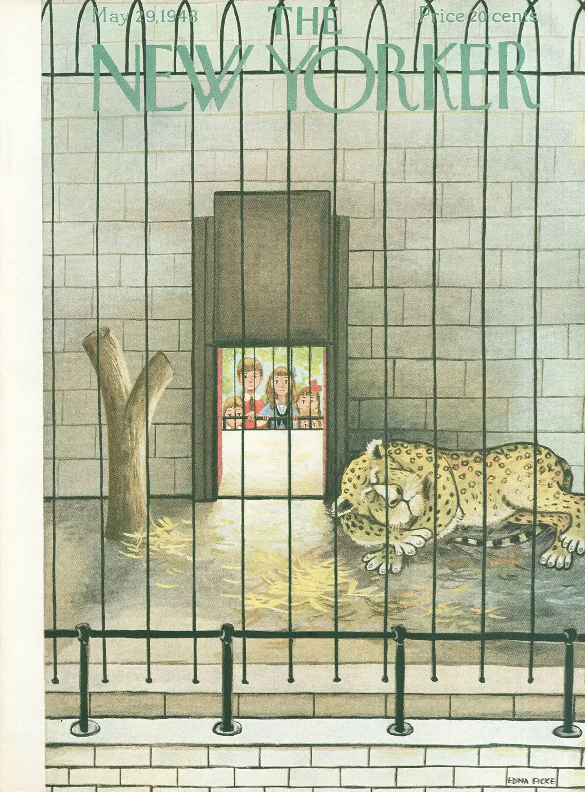 Обложка The New Yorker, 29 мая 1948, художник Эдна Айке