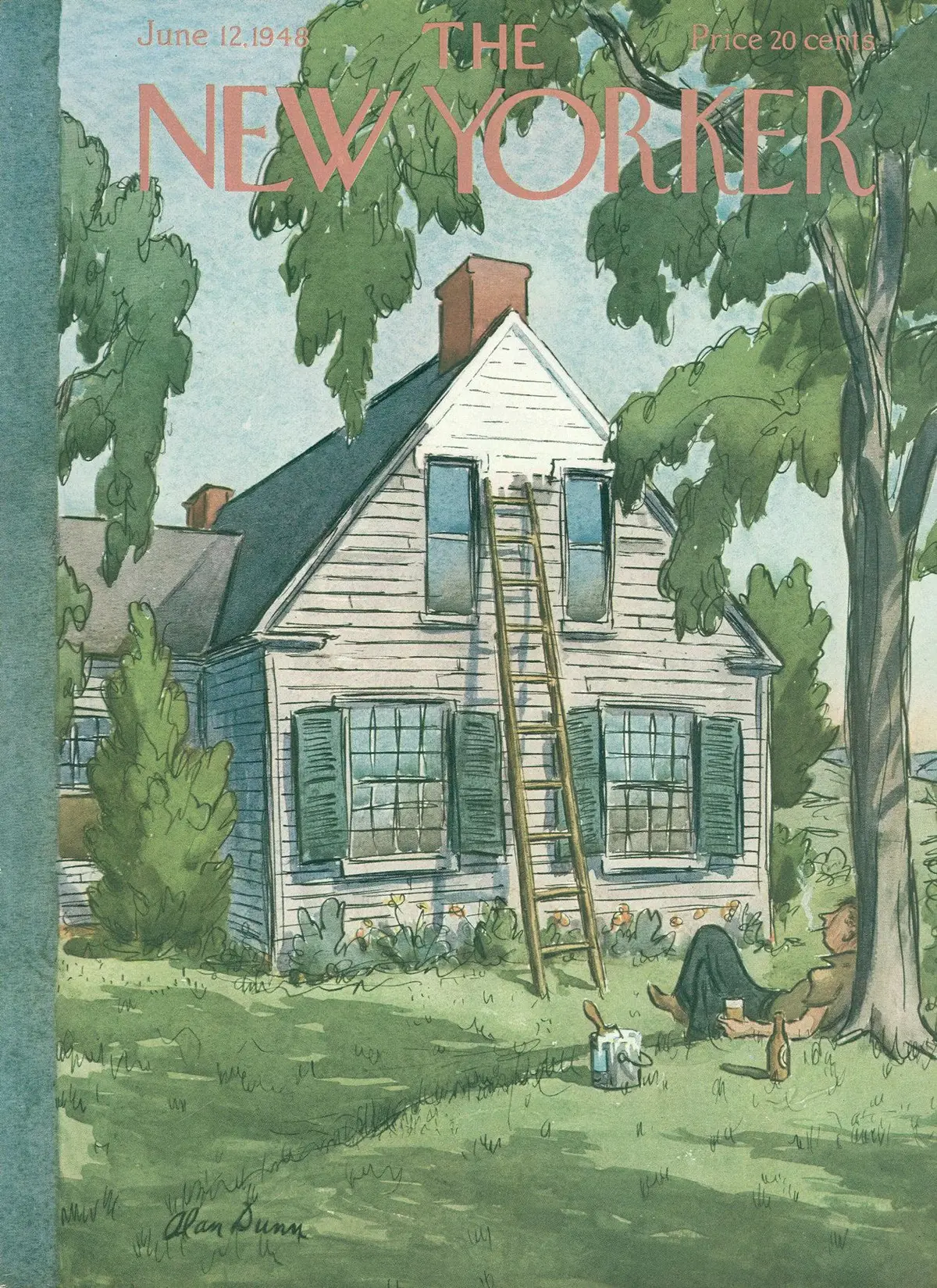 Обложка The New Yorker, 12 июня 1948, художник Алан Данн