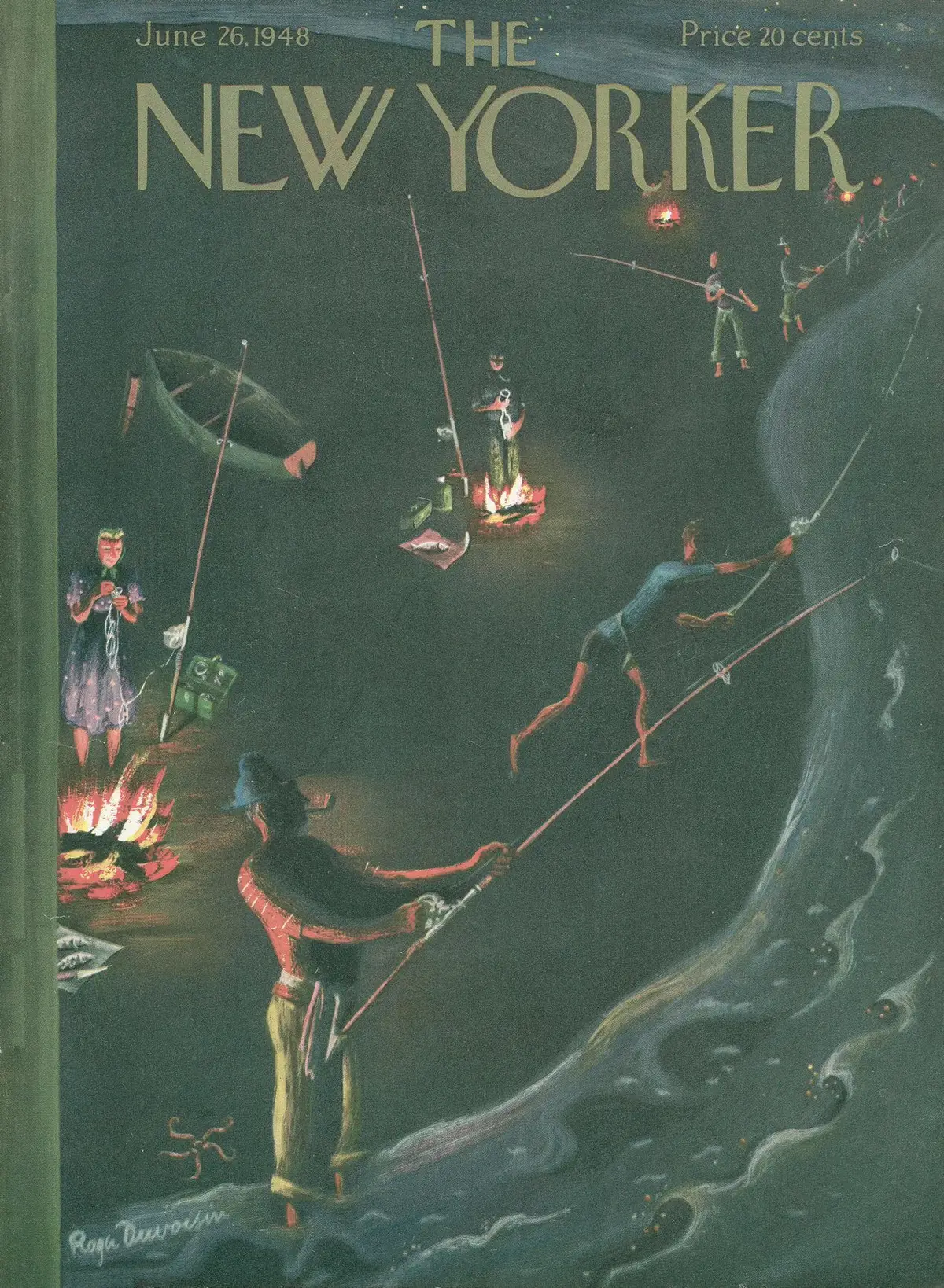 Обложка The New Yorker, 26 июня 1948, художник Роже Дювуазен