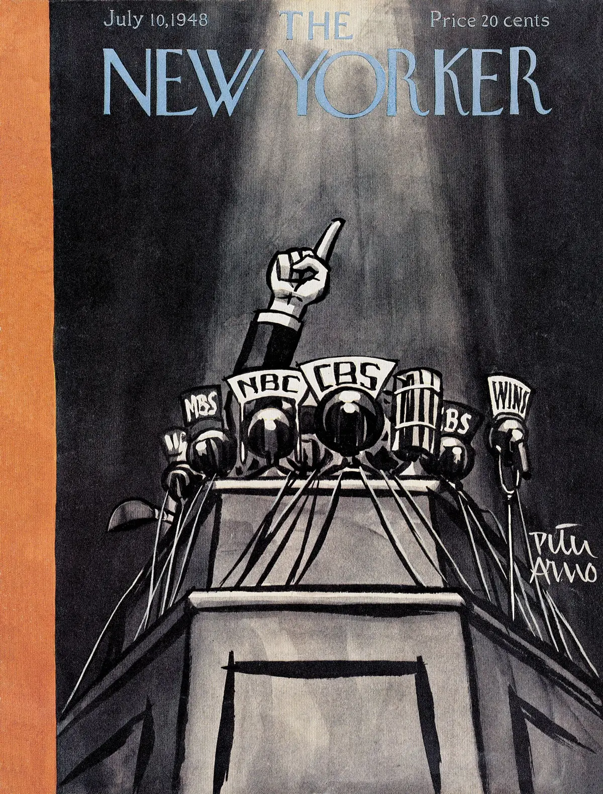 Обложка The New Yorker, 10 июля 1948, художник Питер Арно