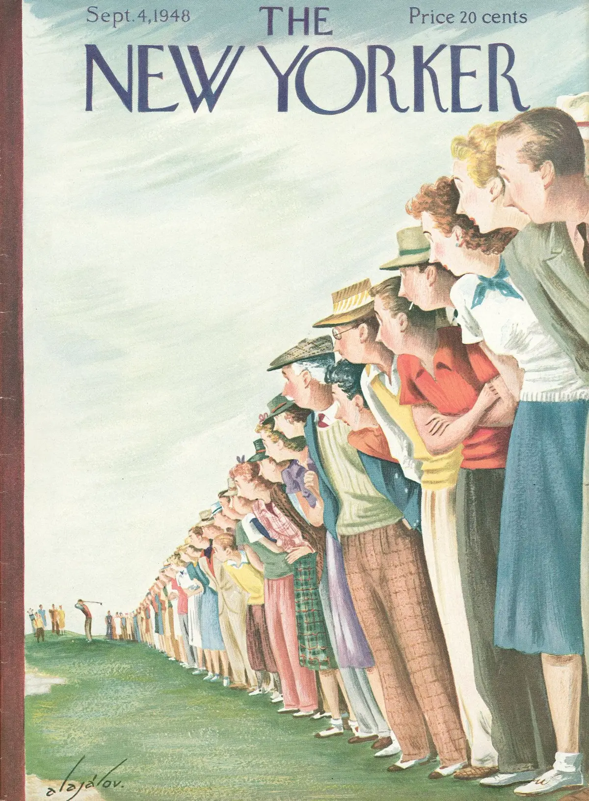 Обложка The New Yorker, 4 сентября 1948, художник Константин Алажалов