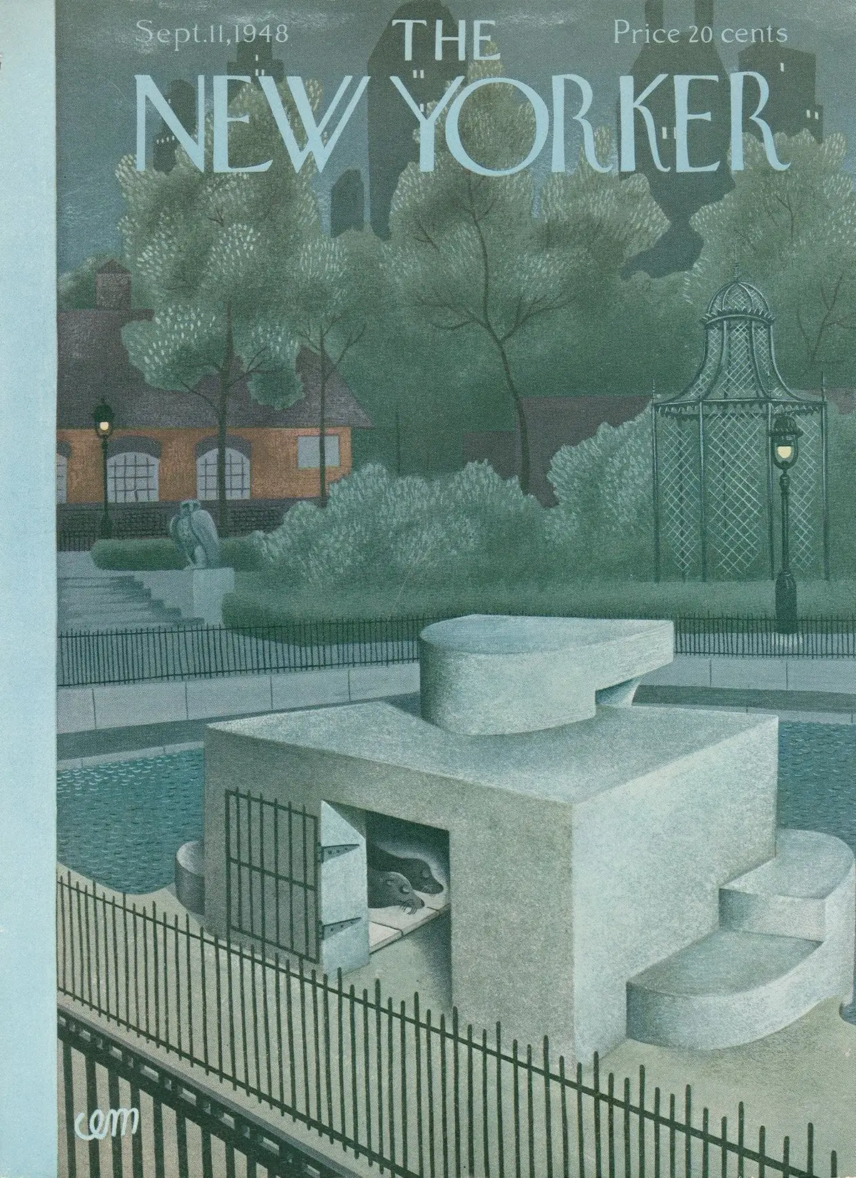 Обложка The New Yorker, 11 сентября 1948, художник Чарльз Мартин