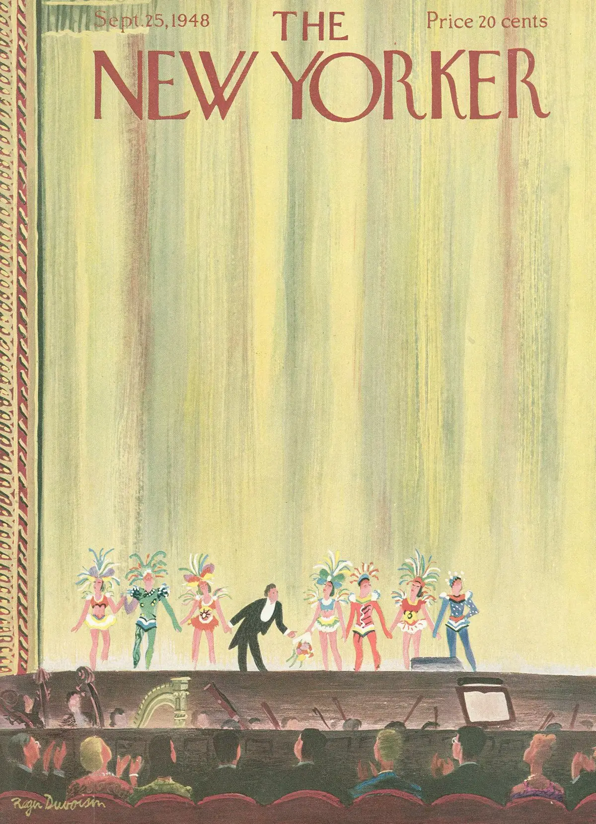 Обложка The New Yorker, 25 сентября 1948, художник Роже Дювуазен