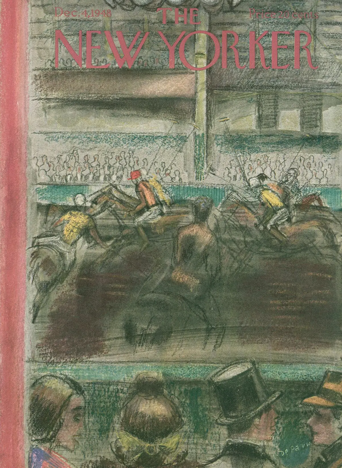 Обложка The New Yorker, 4 декабря 1948, художник Виктор де По