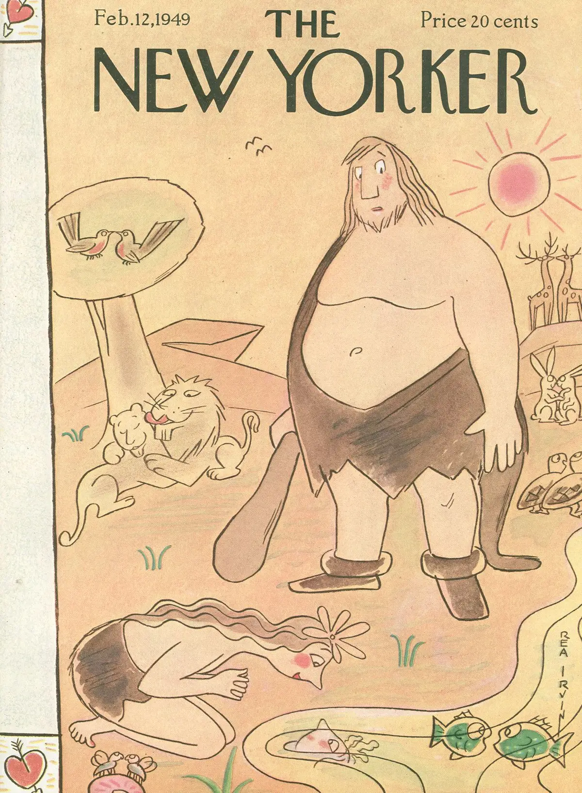 Обложка The New Yorker, 12 февраля 1949, художник Реа Ирвин