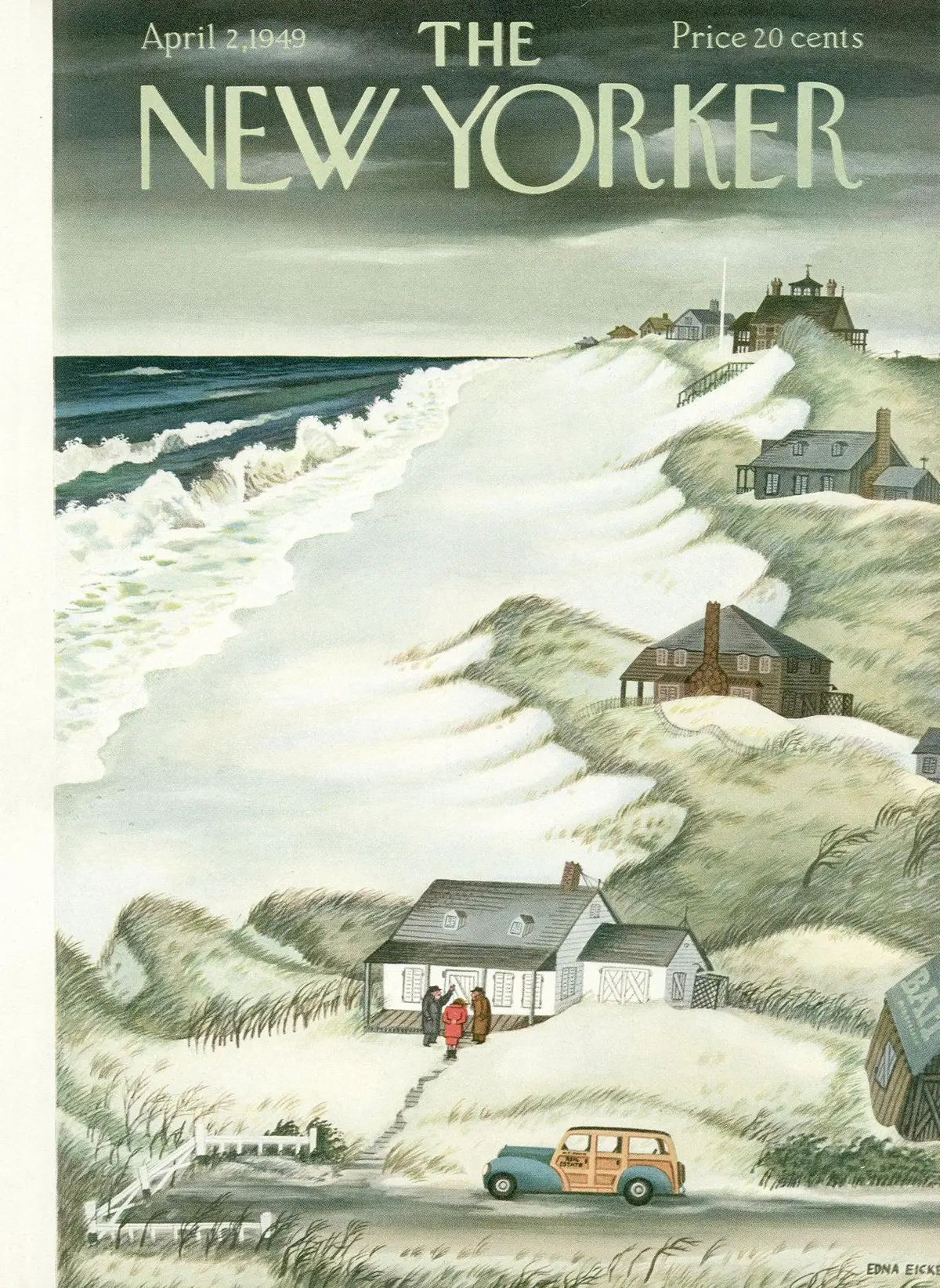 Обложка The New Yorker, 2 апреля 1949, художник Эдна Айке