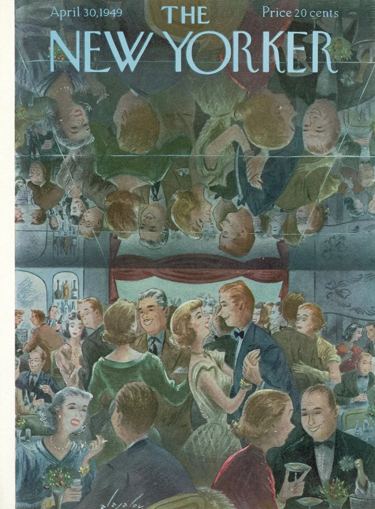 Обложка The New Yorker, 30 апреля 1949, художник Константин Алажалов