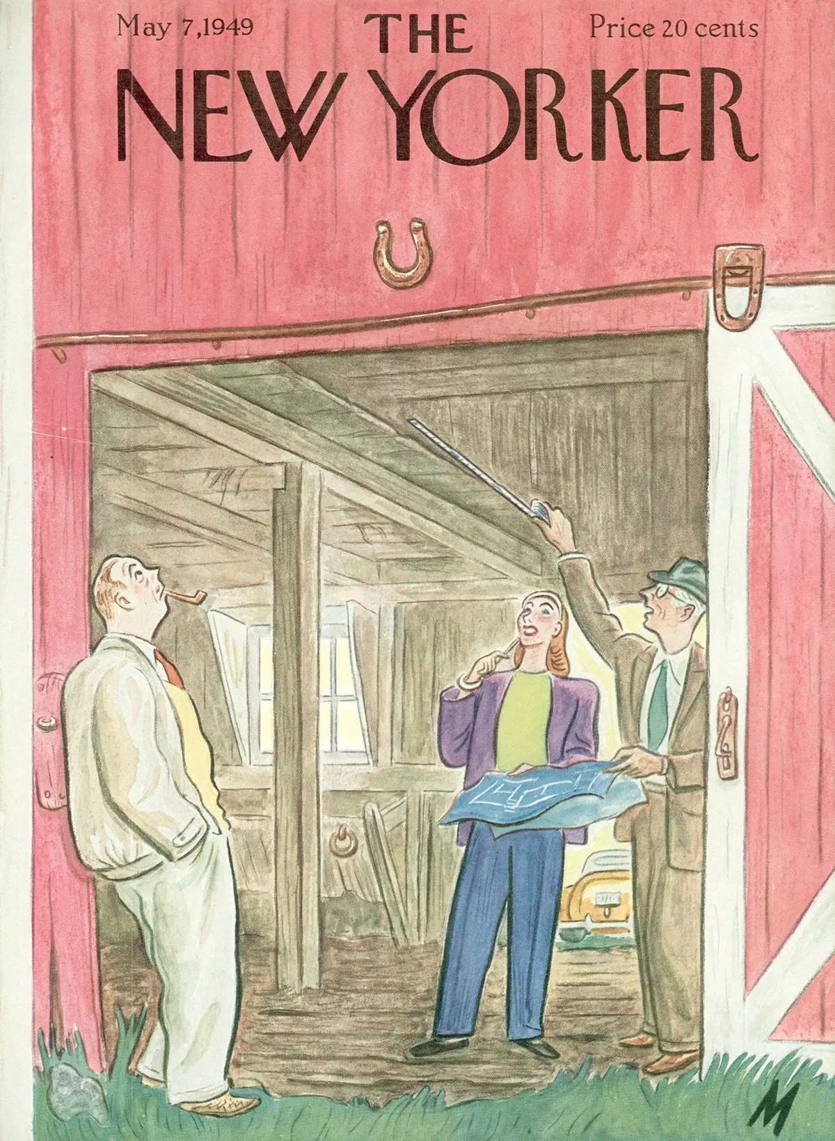 Обложка The New Yorker, 7 мая 1949, художник Джулиан де Миски