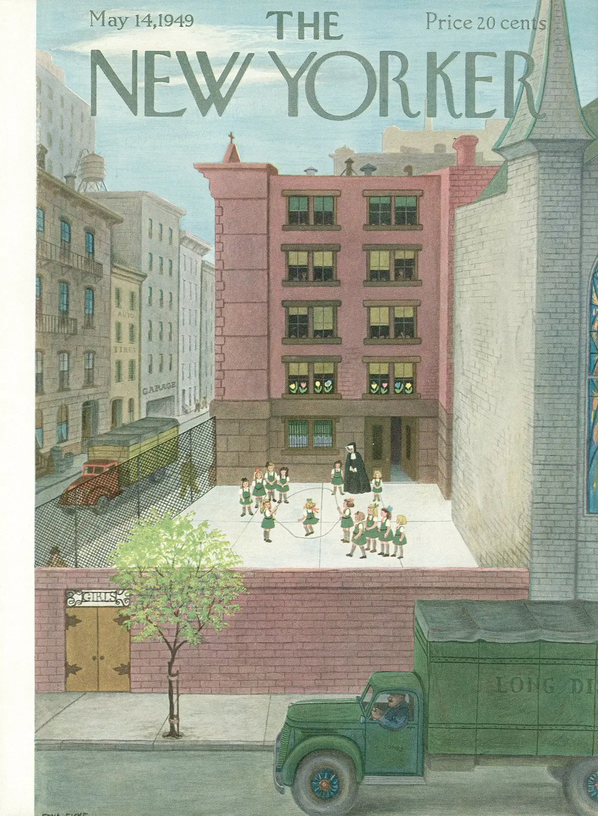 Обложка The New Yorker, 14 мая 1949, художник Эдна Айке