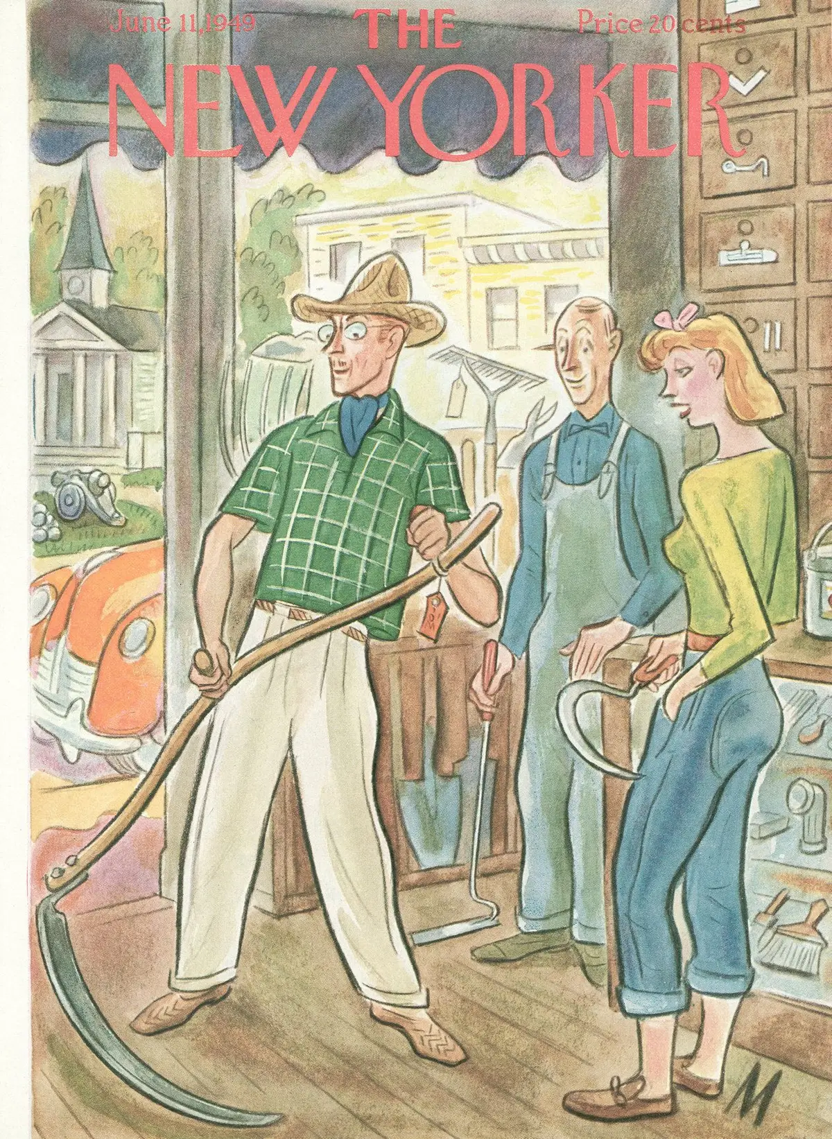 Обложка The New Yorker, 11 июня 1949, художник Джулиан де Миски