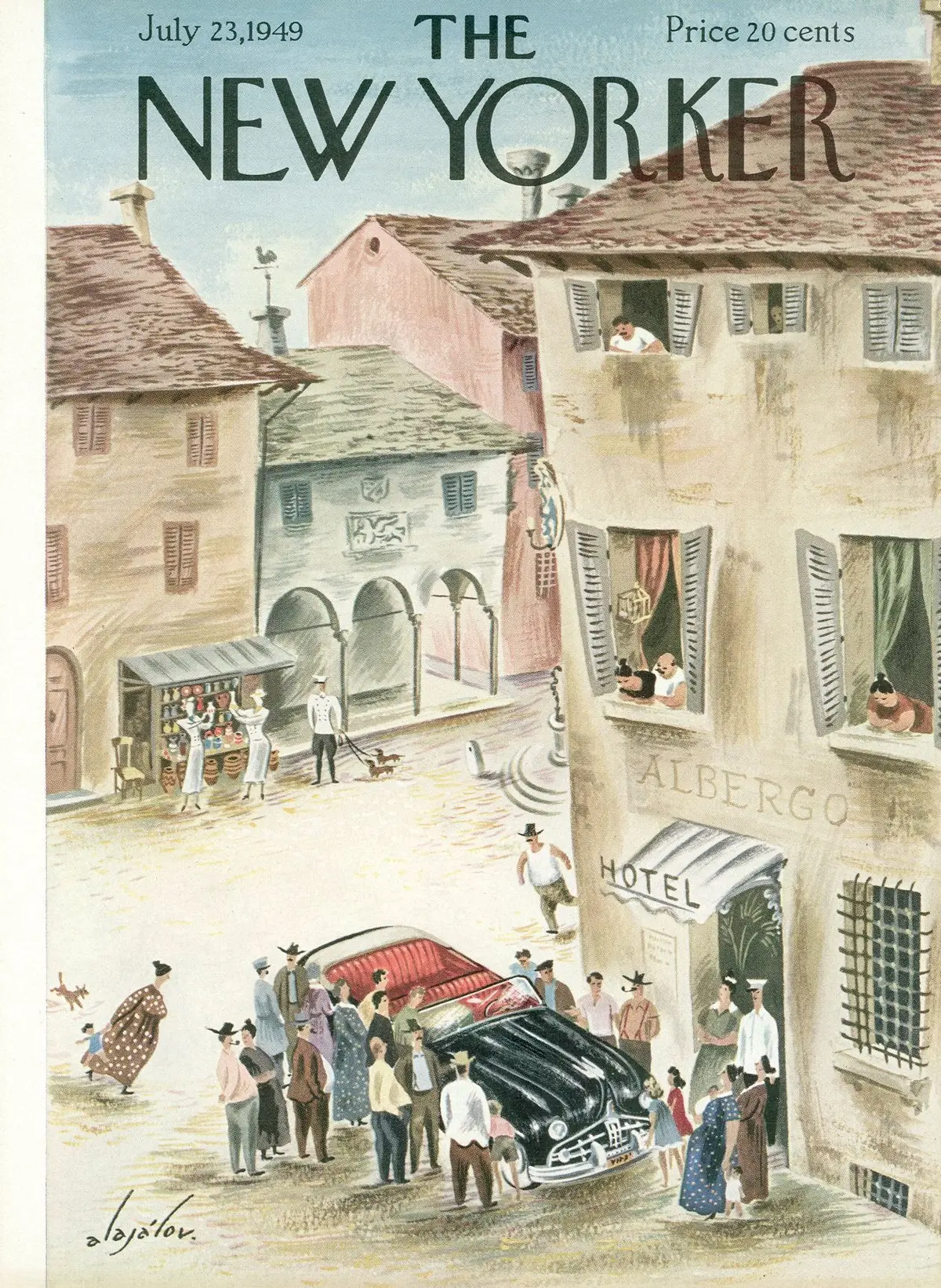 Обложка The New Yorker, 23 июля 1949, художник Константин Алажалов