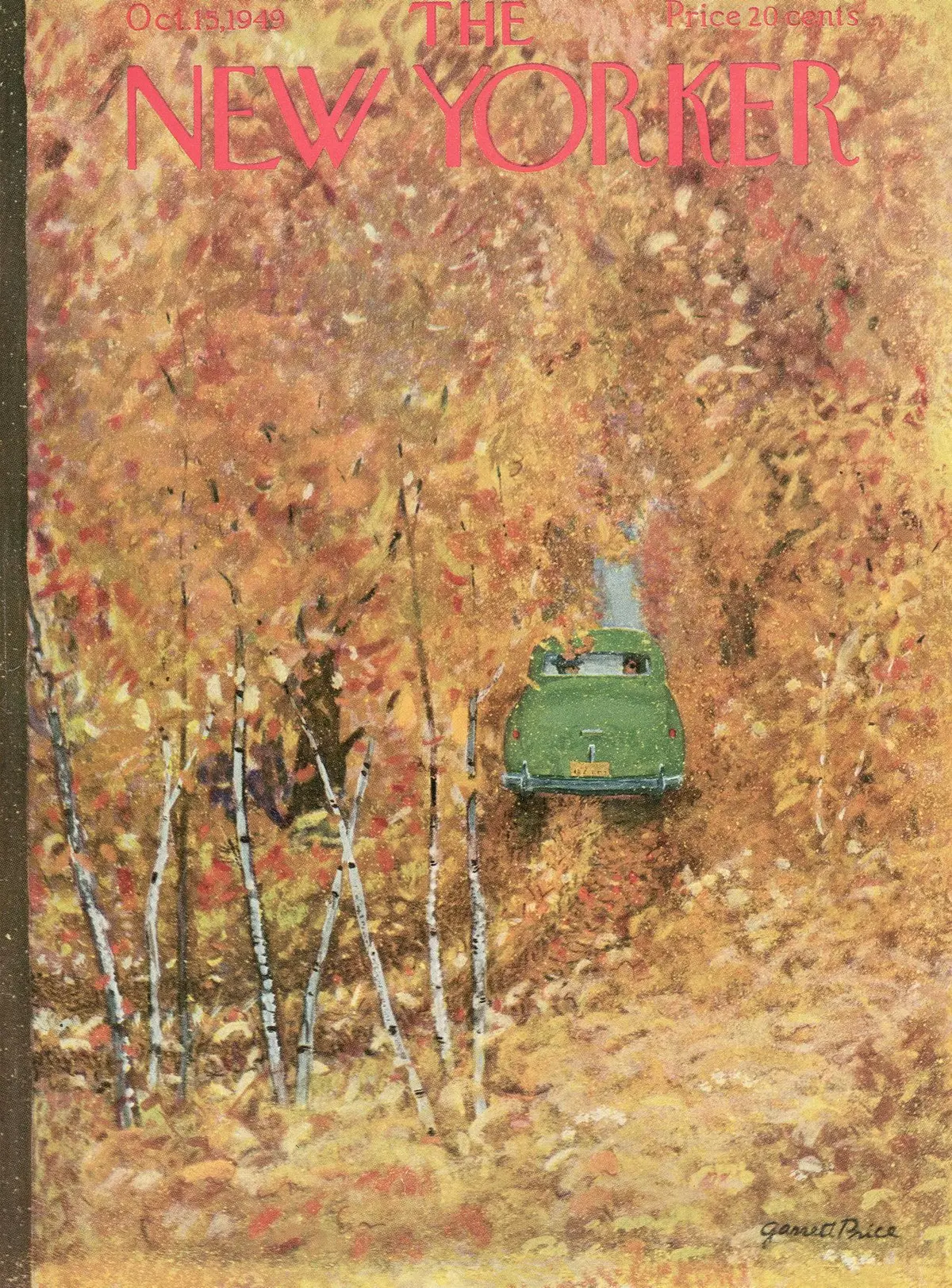 Обложка The New Yorker, 15 октября 1949, художник Гарретт Прайс