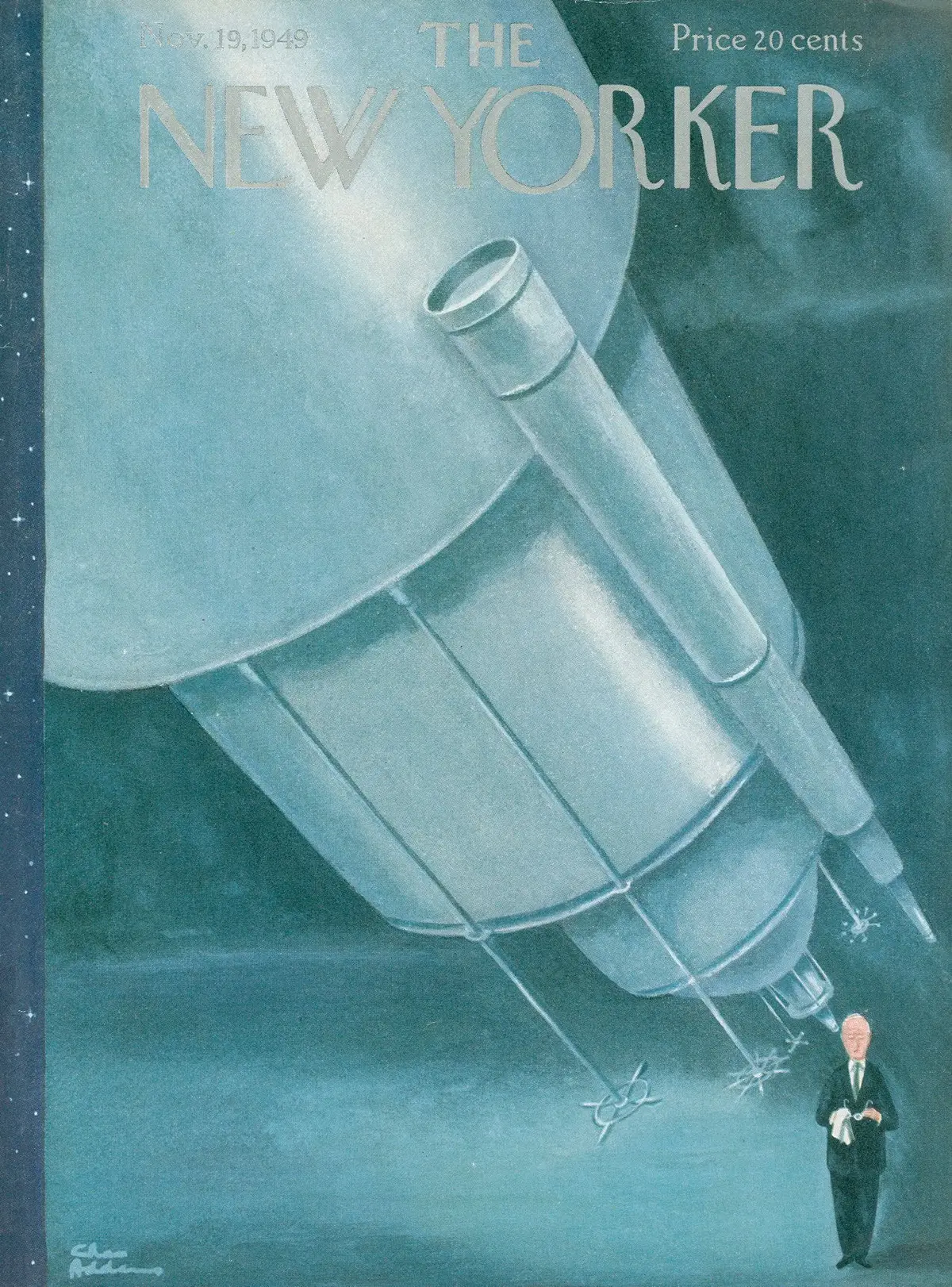 Обложка The New Yorker, 19 ноября 1949, художник Чарльз Аддамс
