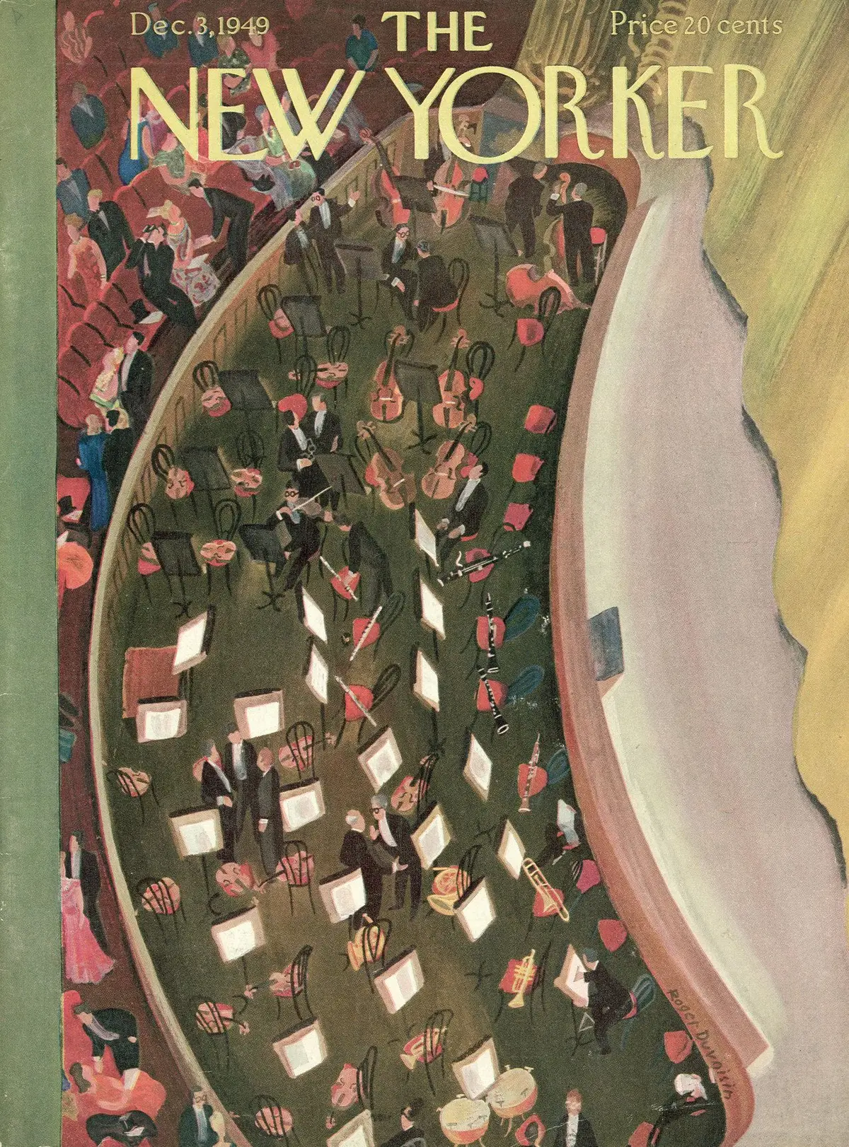 Обложка The New Yorker, 3 декабря 1949, художник Роже Дювуазен