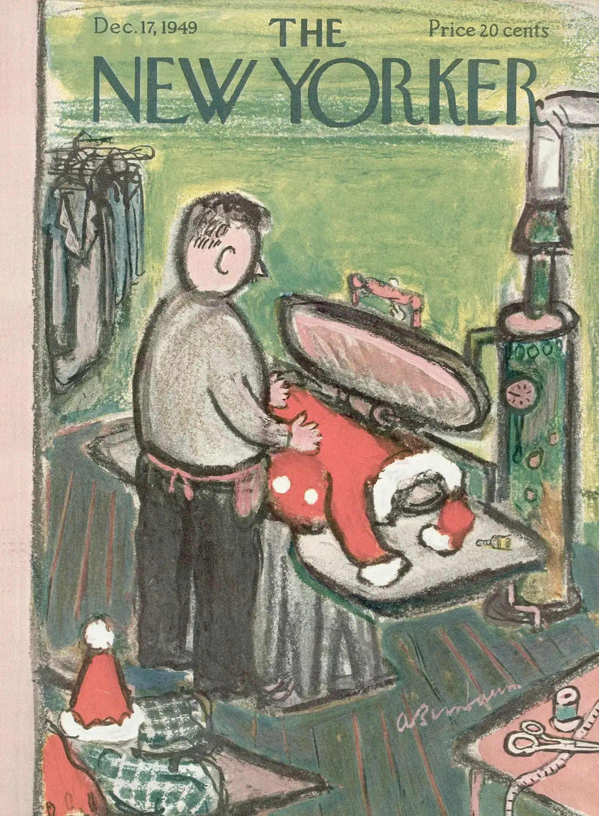 Обложка The New Yorker, 17 декабря 1949, художник Эйб Бирнбаум