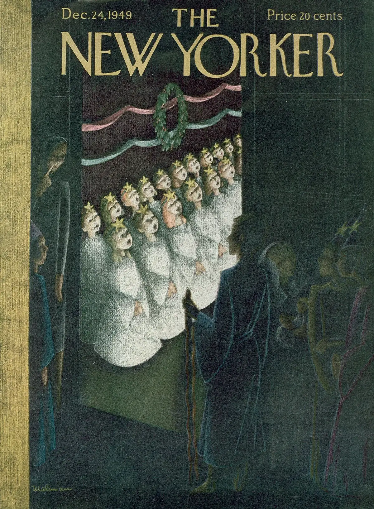 Обложка The New Yorker, 24 декабря 1949, художник Кристина Малман