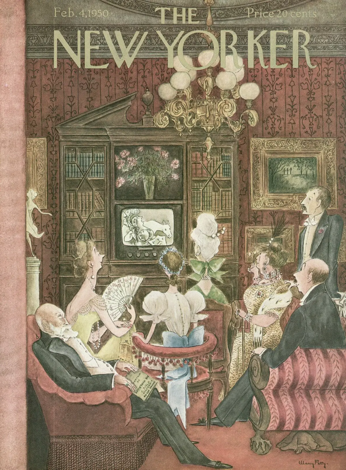 Обложка The New Yorker, 4 февраля 1950, художник Мэри Петти