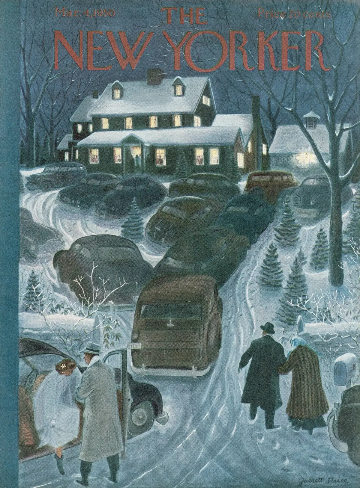 Обложка The New Yorker, 4 марта 1950, художник Гарретт Прайс