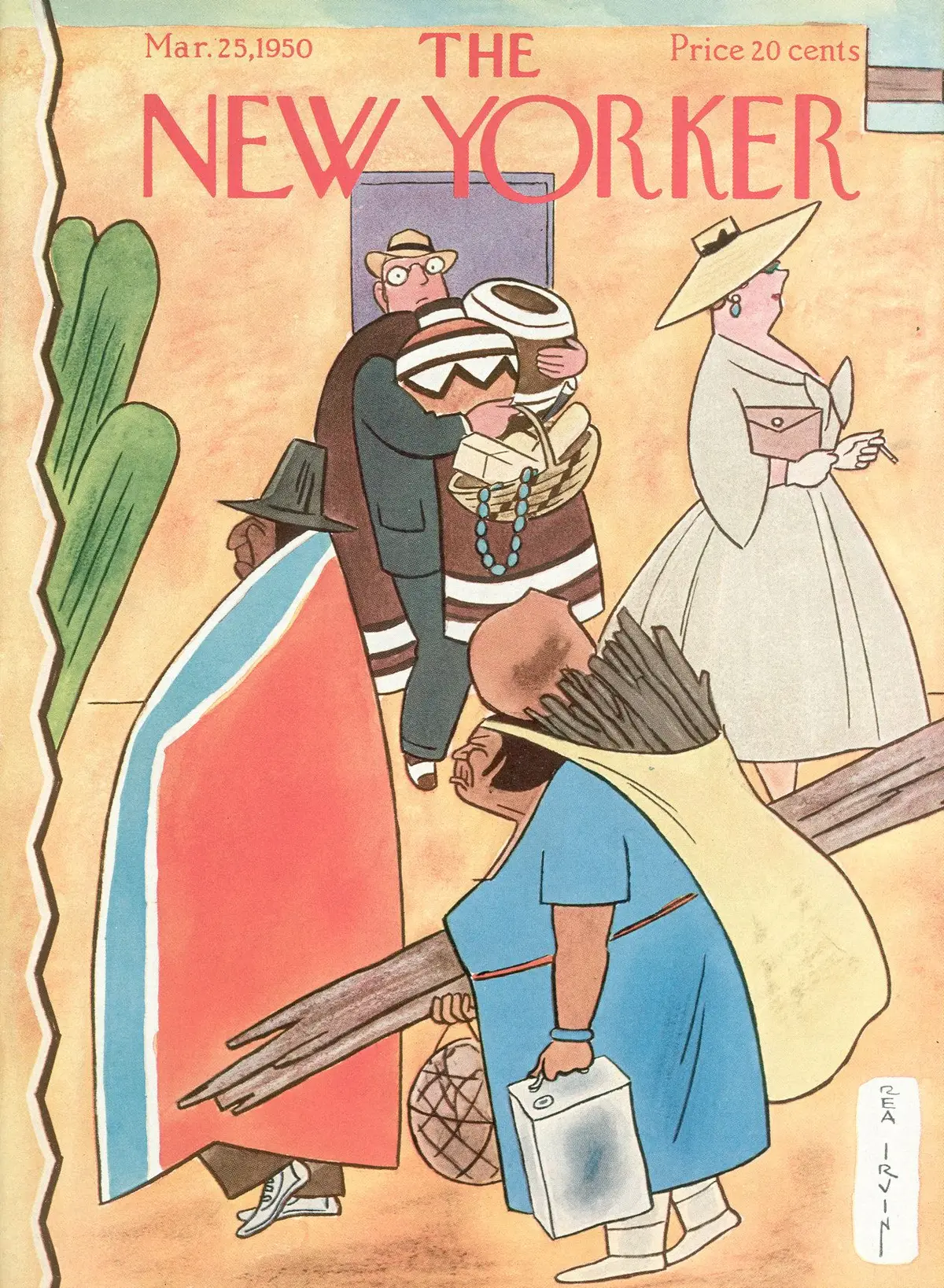 Обложка The New Yorker, 25 марта 1950, художник Реа Ирвин