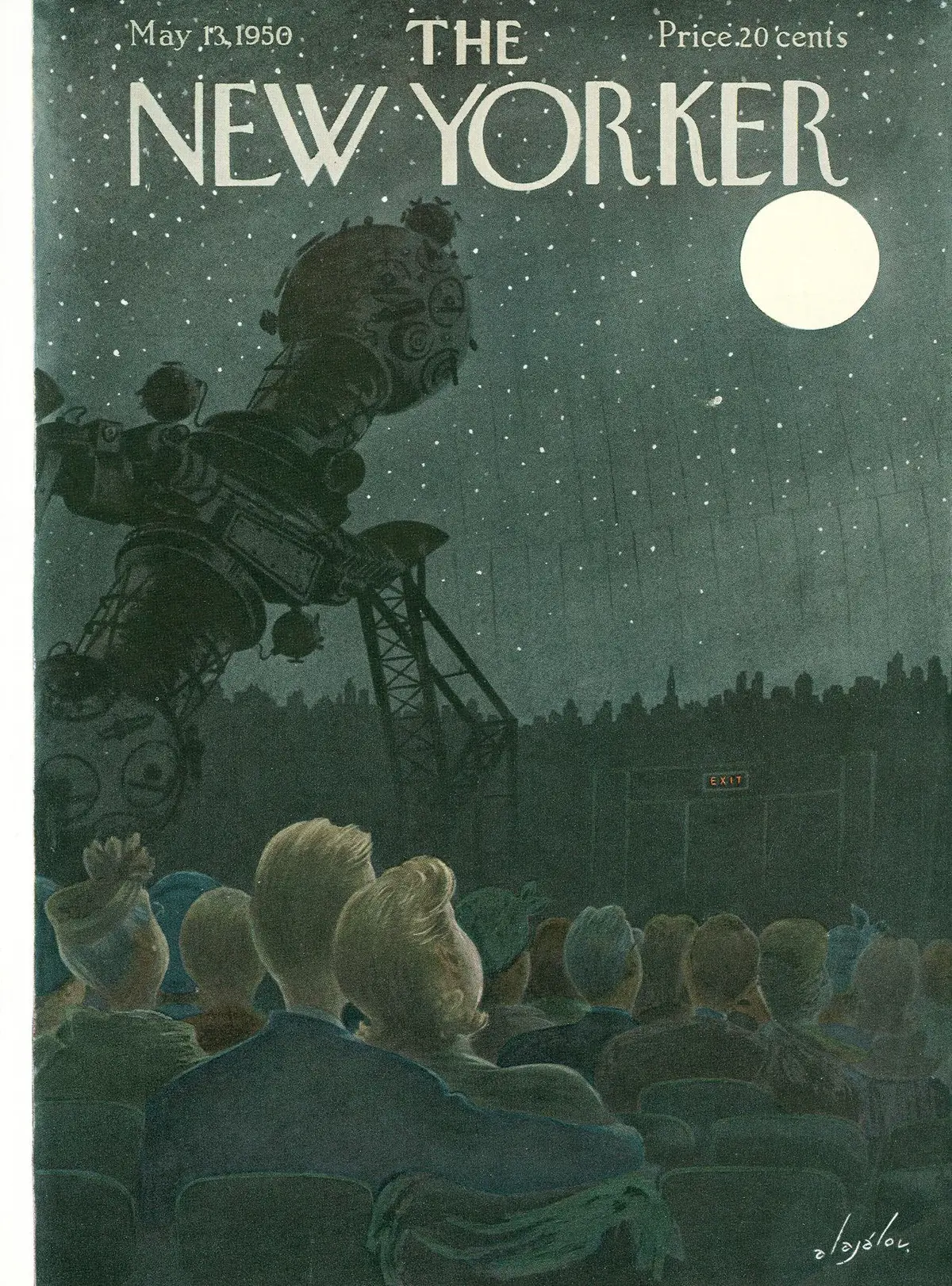 Обложка The New Yorker, 13 мая 1950, художник Константин Алажалов