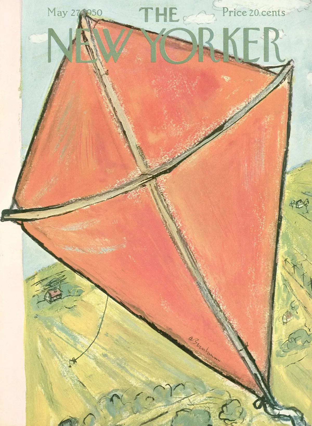 Обложка The New Yorker, 27 мая 1950, художник Эйб Бирнбаум