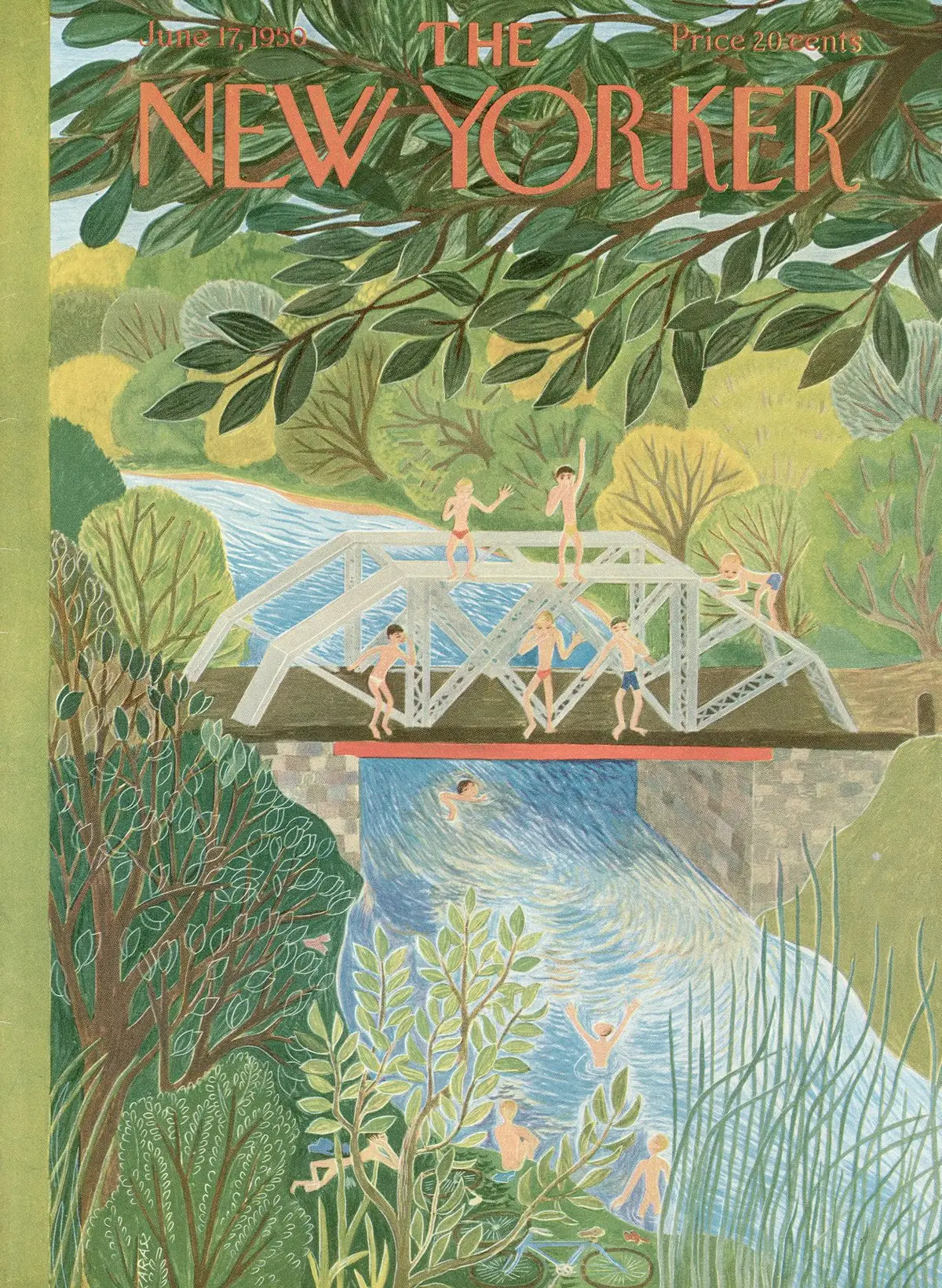 Обложка The New Yorker, 17 июня 1950, художник Илонка Карас